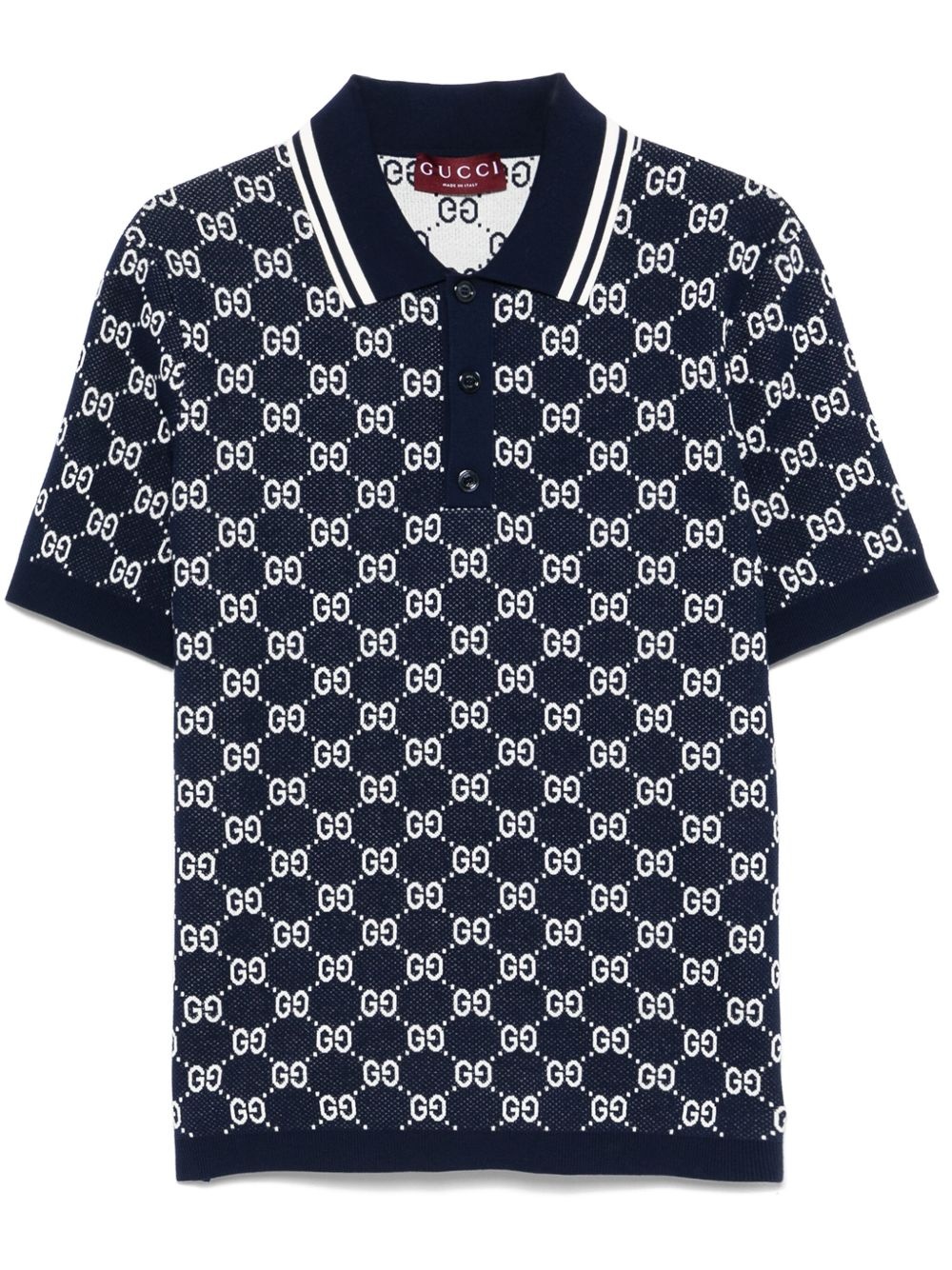 GG-jacquard polo shirt - 1