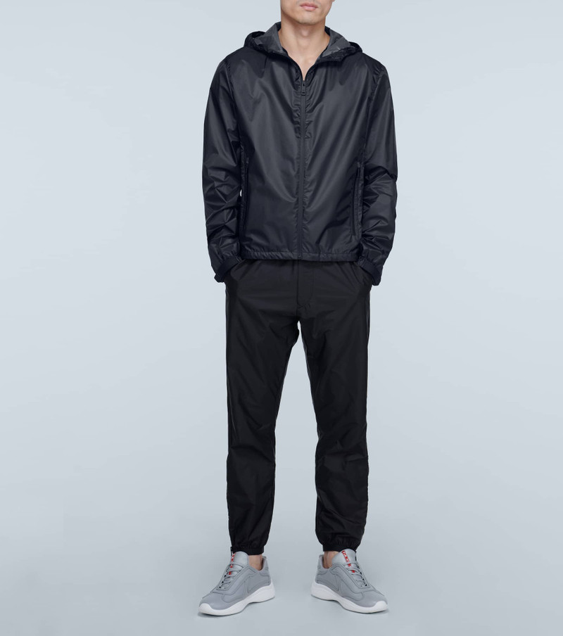 Prada lightweight hooded jacket outlook