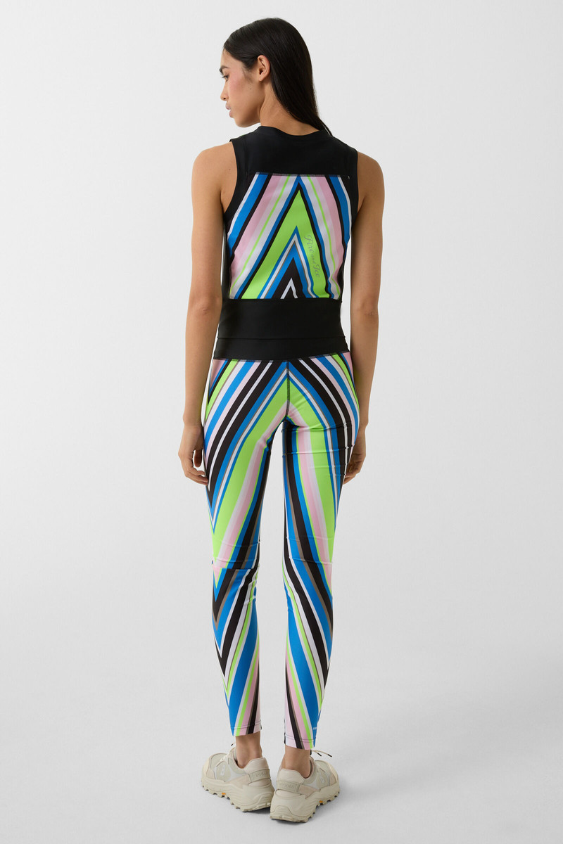 Zip top Alma in Blue/Lime/Black 3