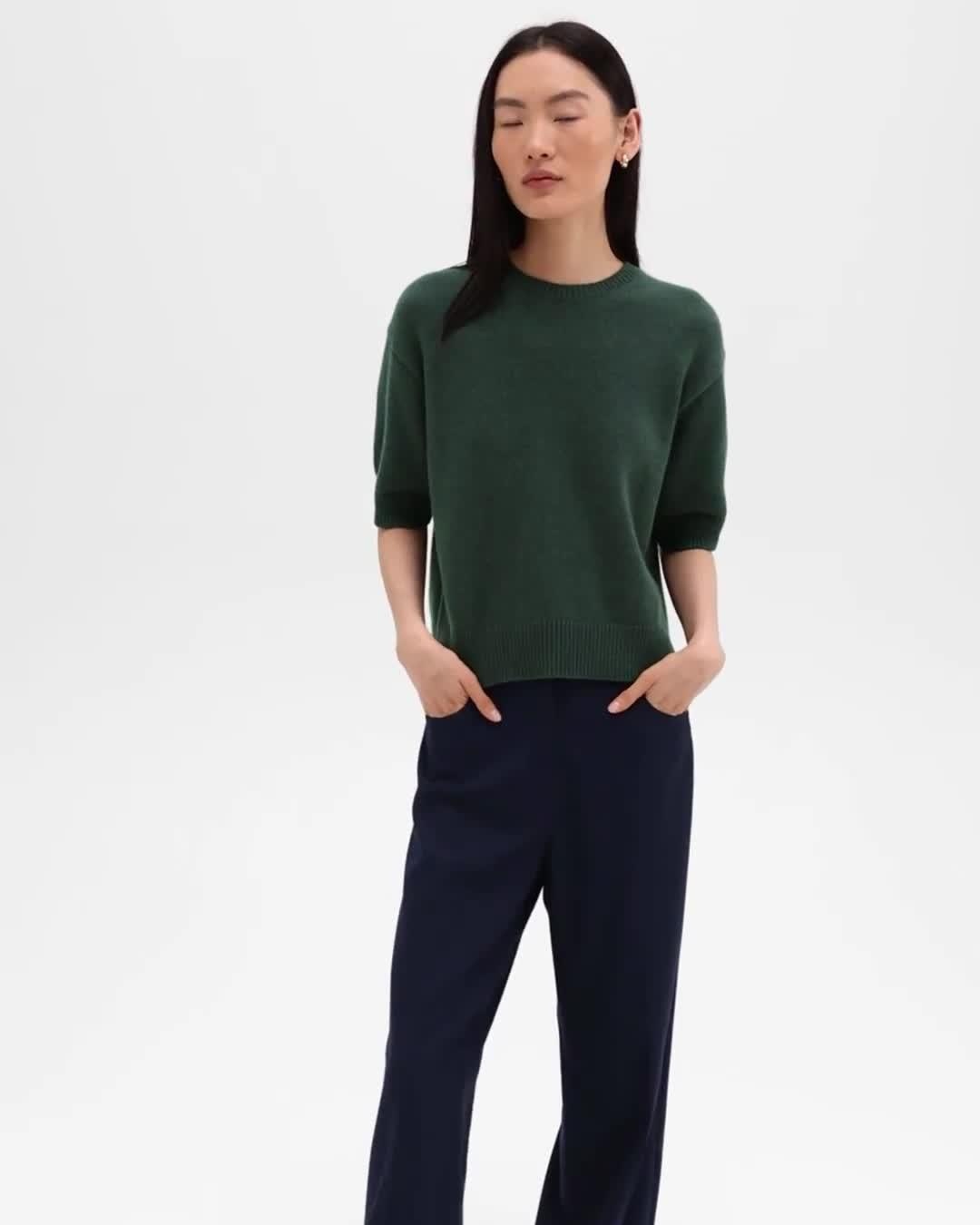 Straight-Leg 5-Pocket Pant in Stretch Flannel - 6