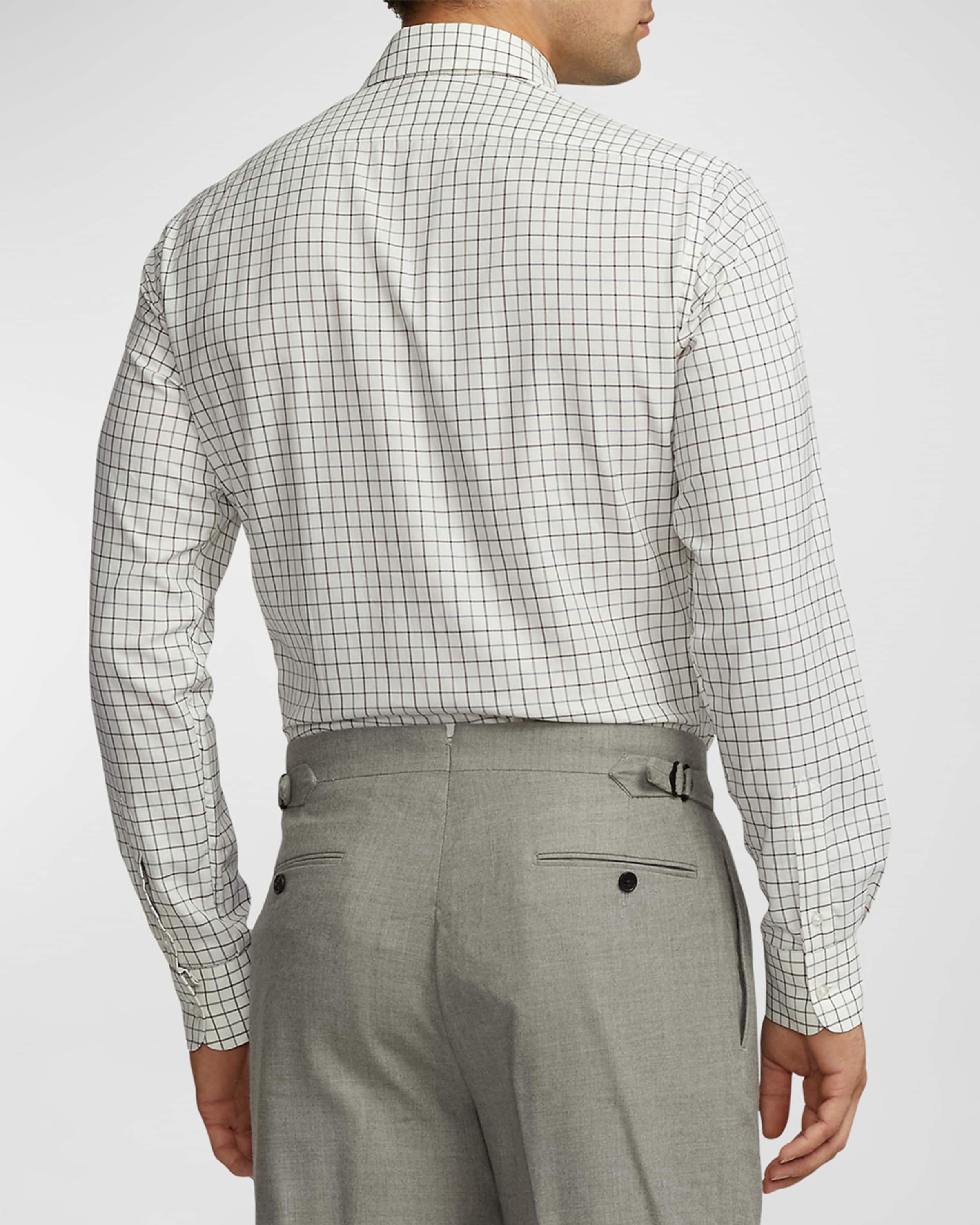 Men's Tattersall Twill Button-Down Shirt - 3