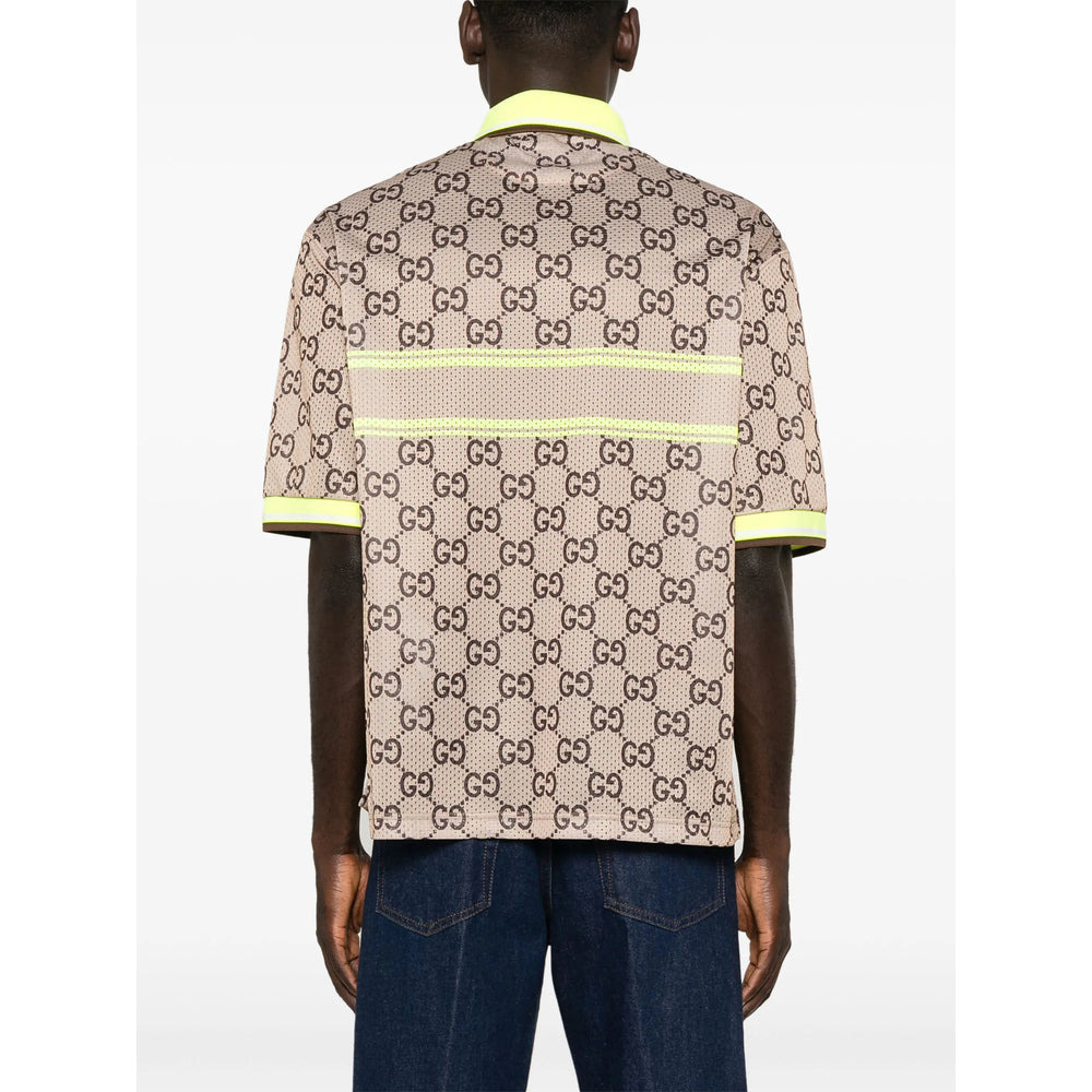 Gucci Brown Polo Shirts Men - 3