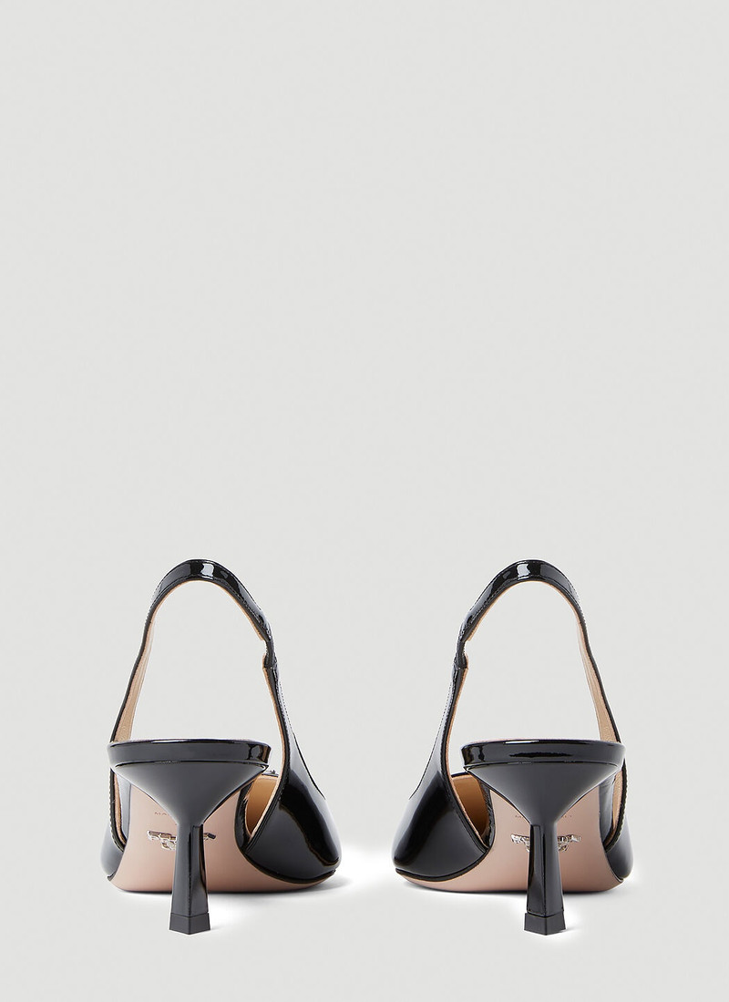 Patent Slingback Kitten Heels 4