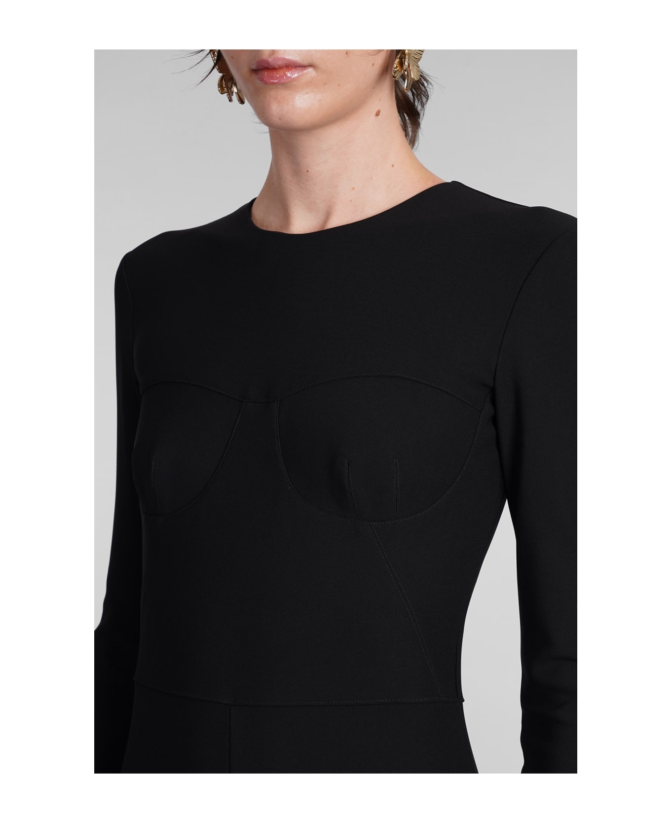 Jumpsuit In Black Viscose - 5