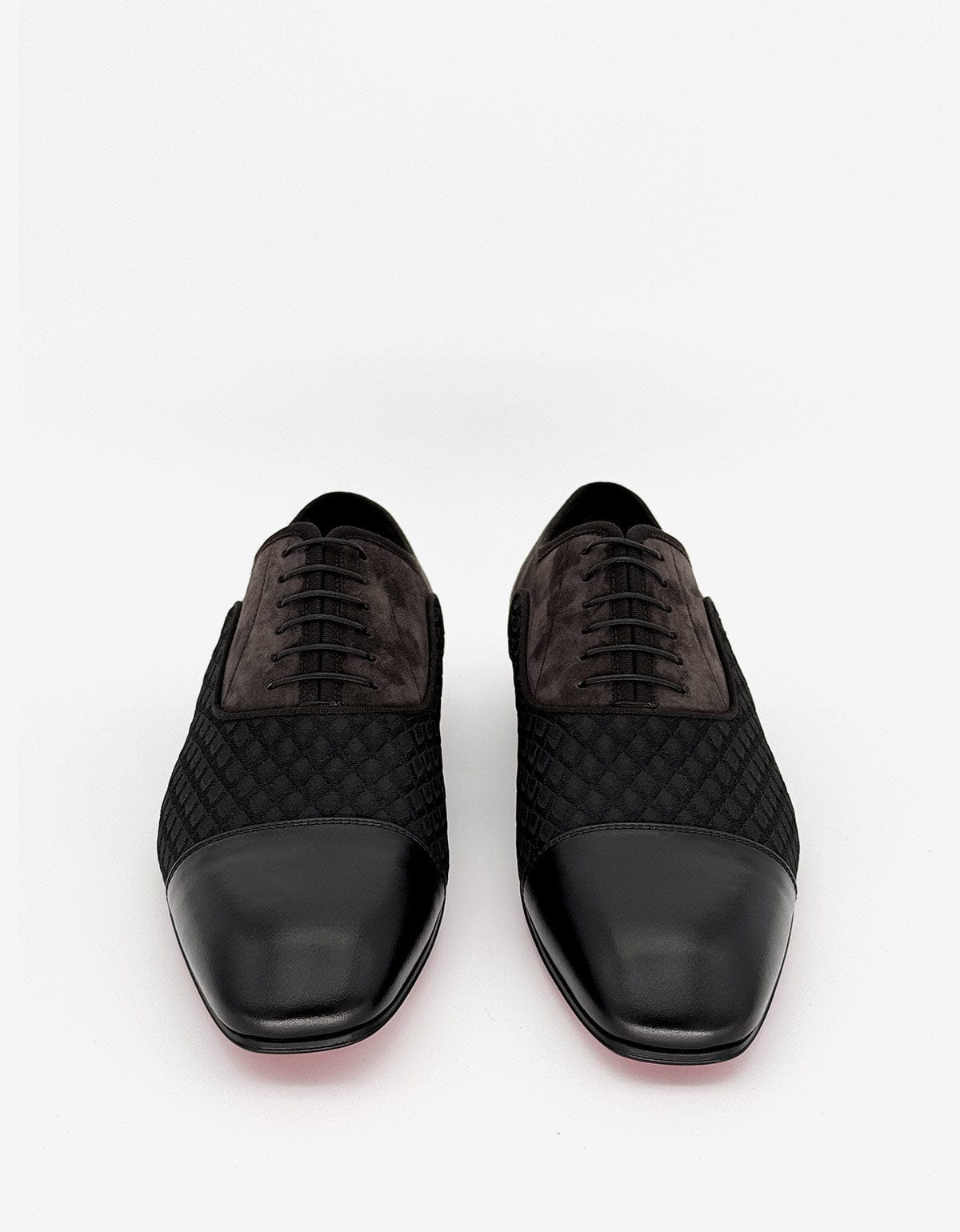 Christian Louboutin Greggo Flat Jacquard Black Shoes - 5