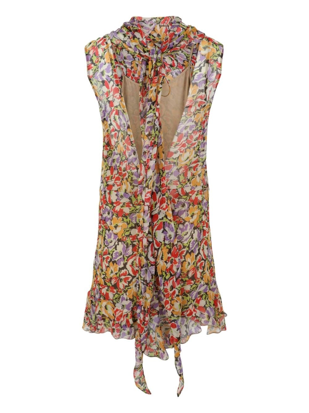 Ultra Floral-print ruffled minidress - 2