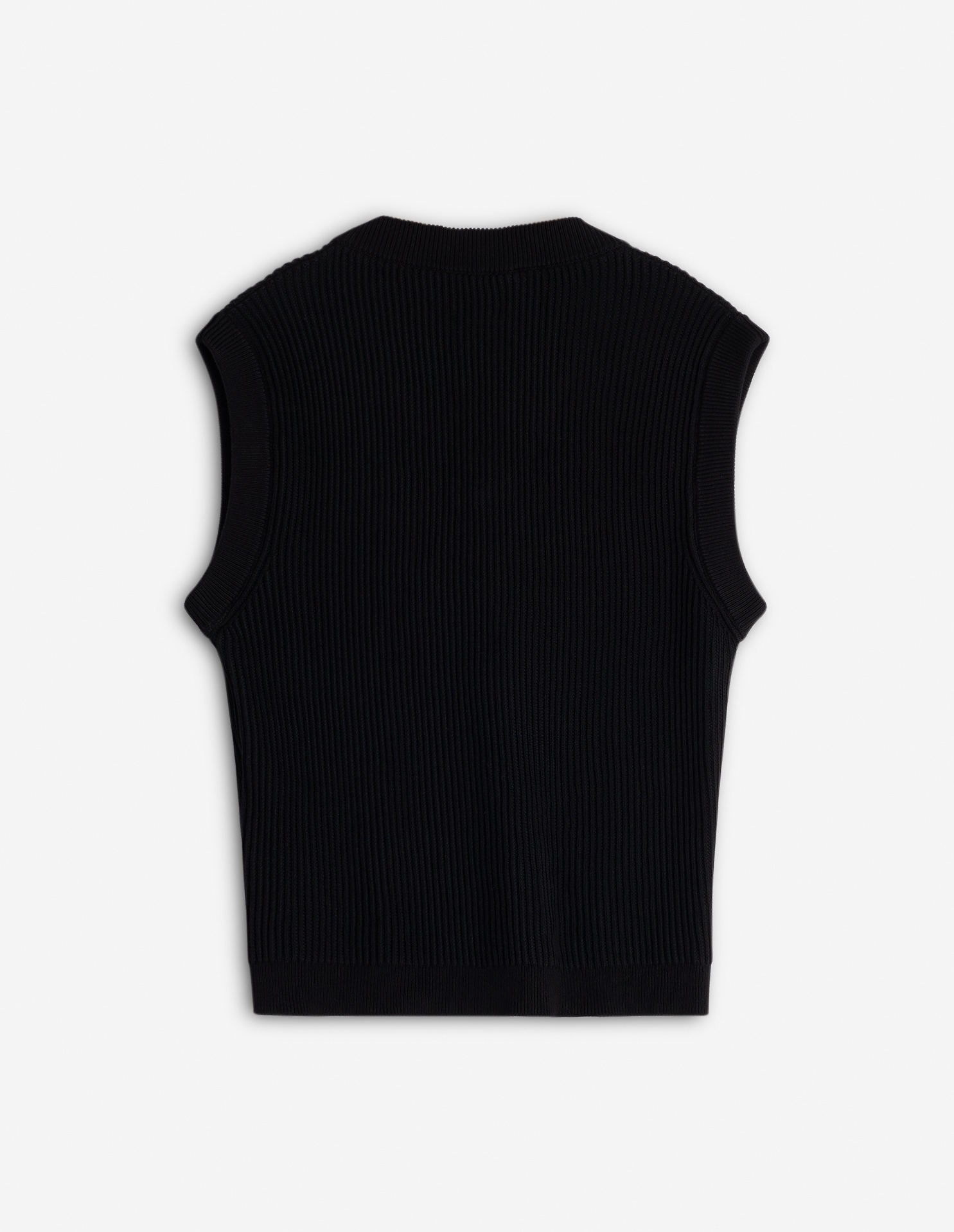 MAISON KITSUNE HANDWRITING RIBBED VEST - 6
