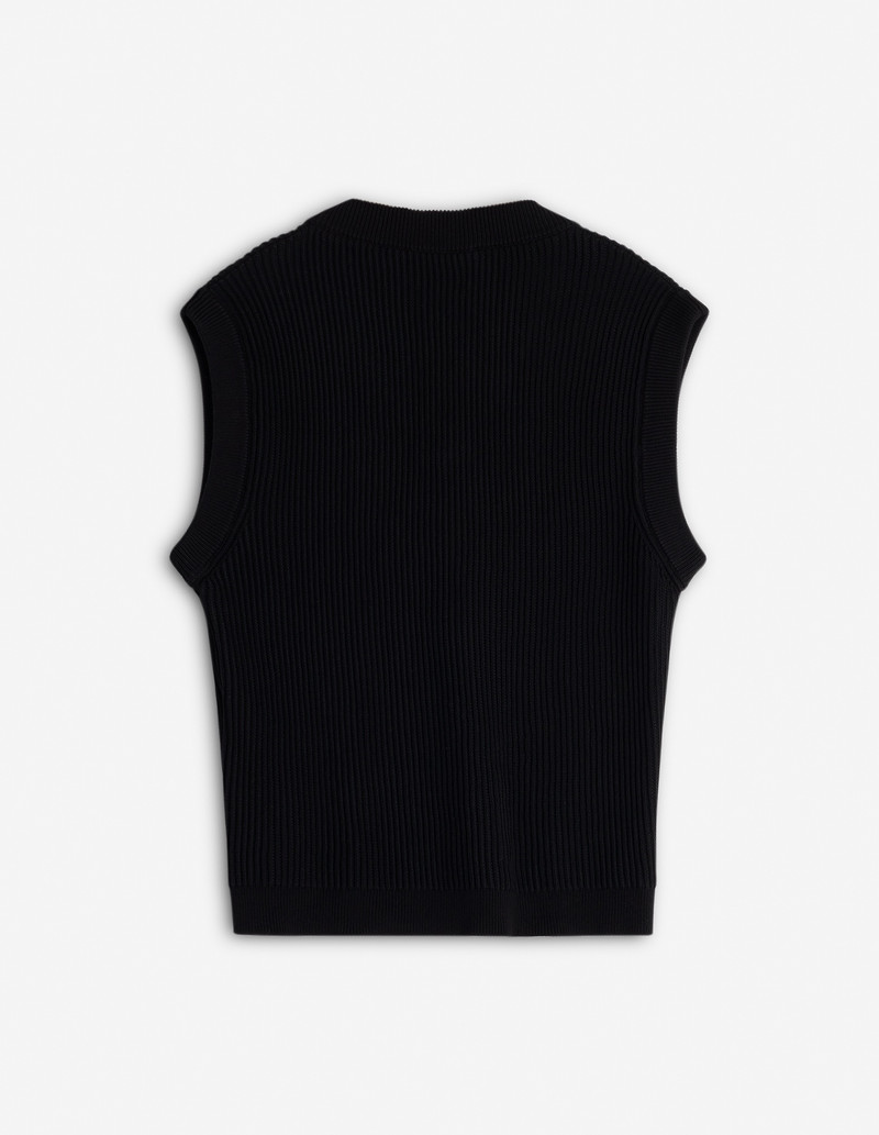 MAISON KITSUNE HANDWRITING RIBBED VEST 6