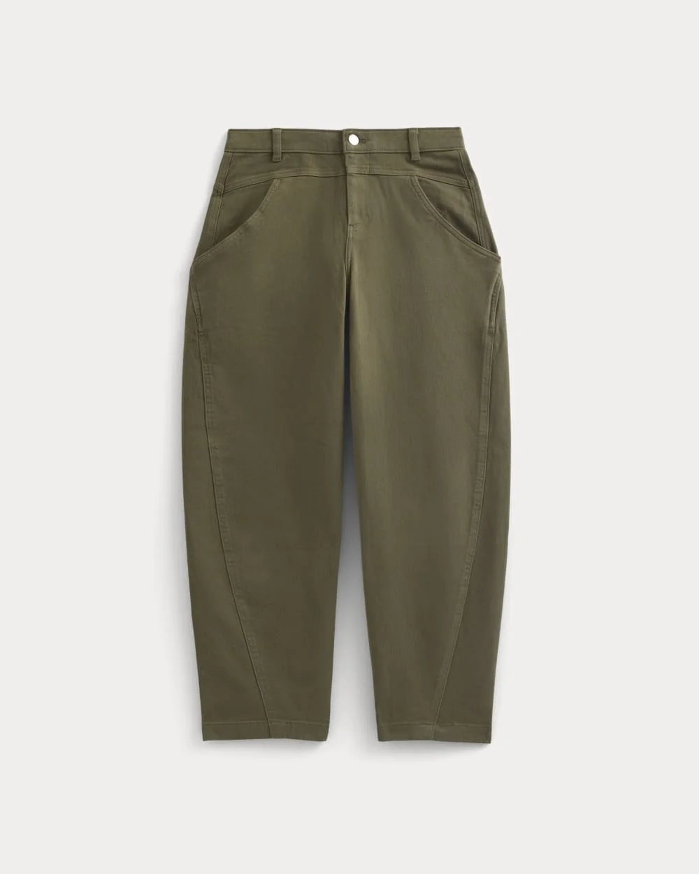 DOUBLE-STITCH BARREL PANT - 1