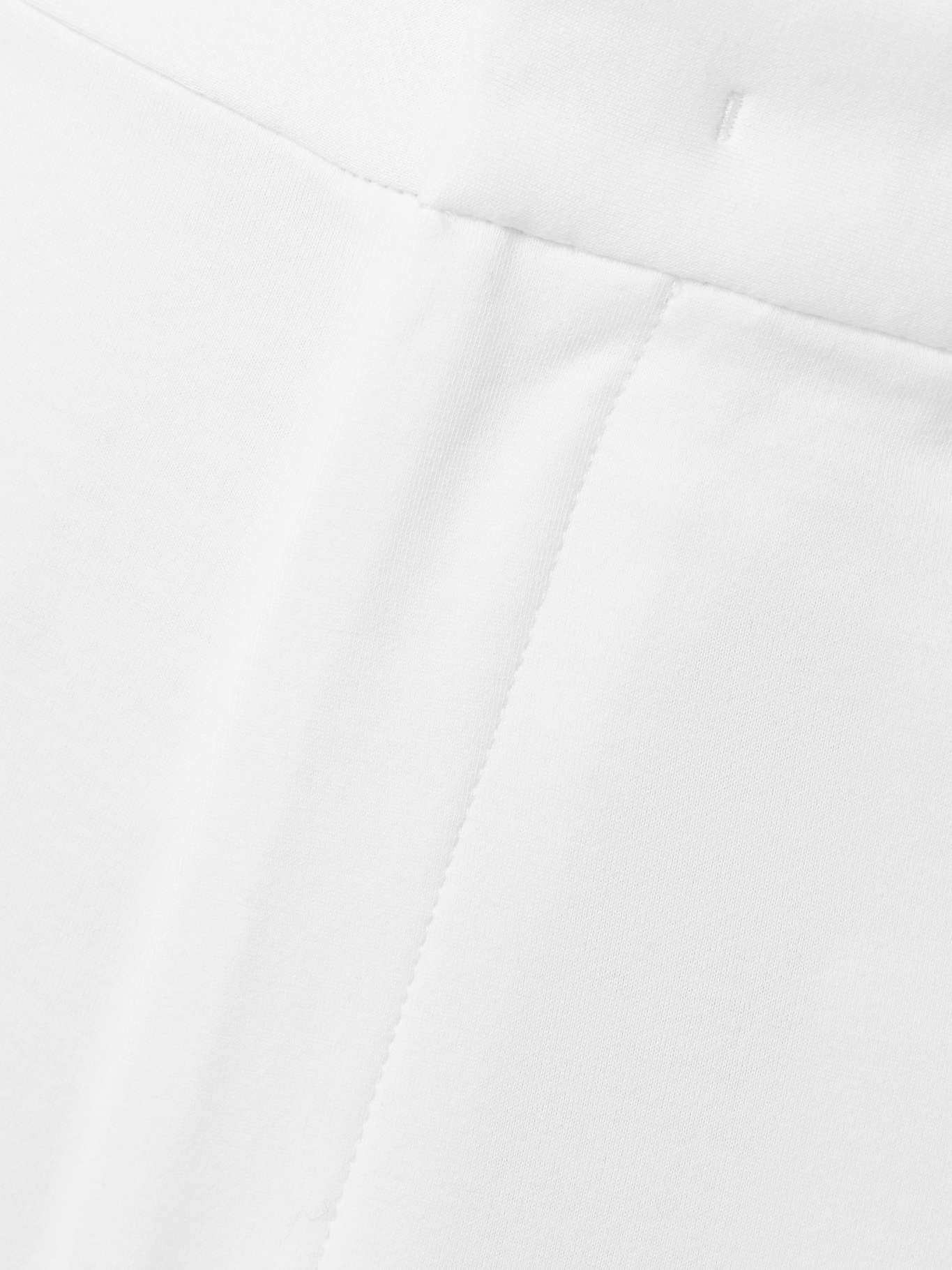 Cotton-jersey wide leg pants White - 5
