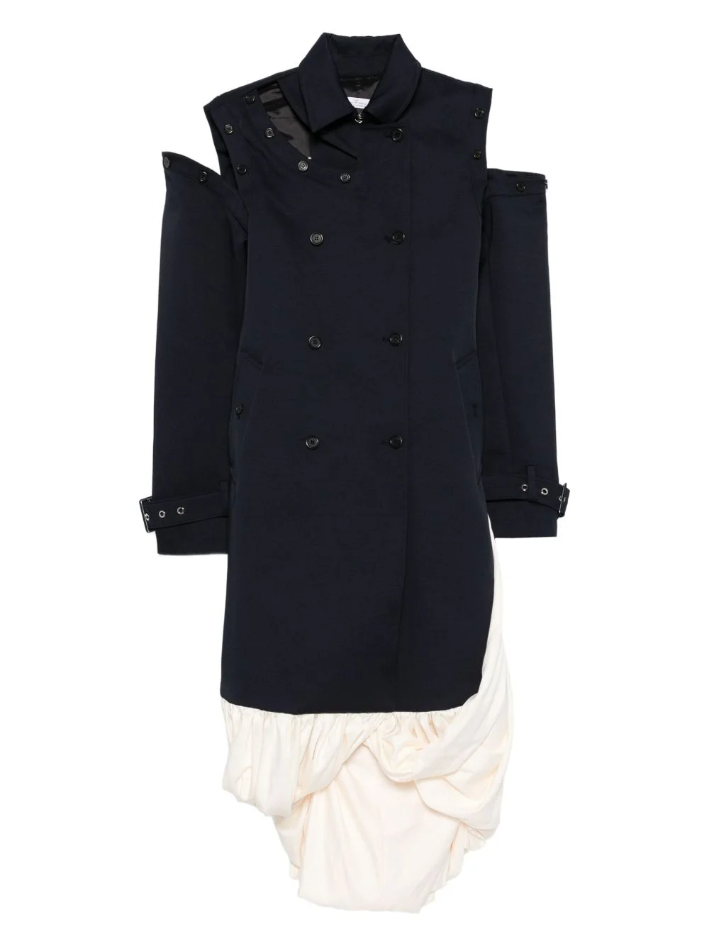 double-breasted mini dress - 1