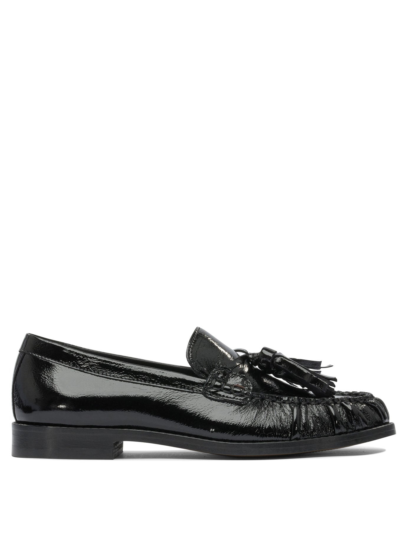 Alohas - Alohas Marietta Onix Black Leather Loafers - 1