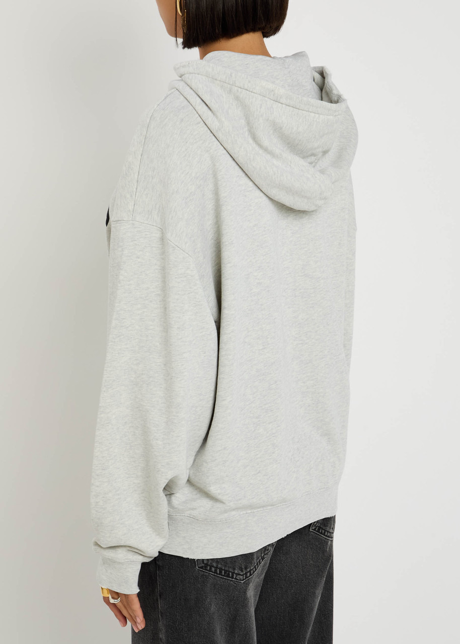 Anine Bing Harvey Hooded Cotton Sweatshirt - 3