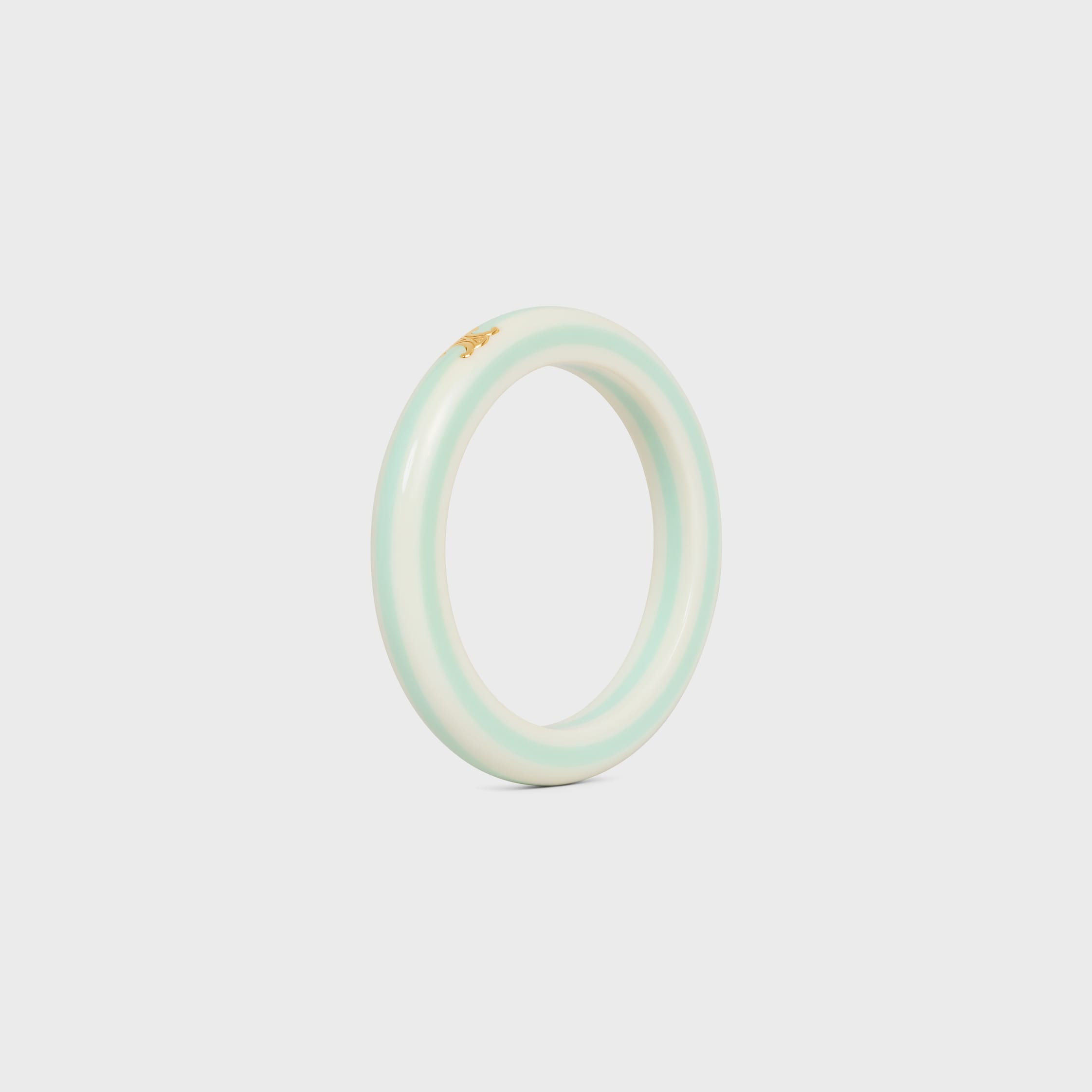 Celine Sorbet Bangle in Resin and Brass with Gold Finish - 3
