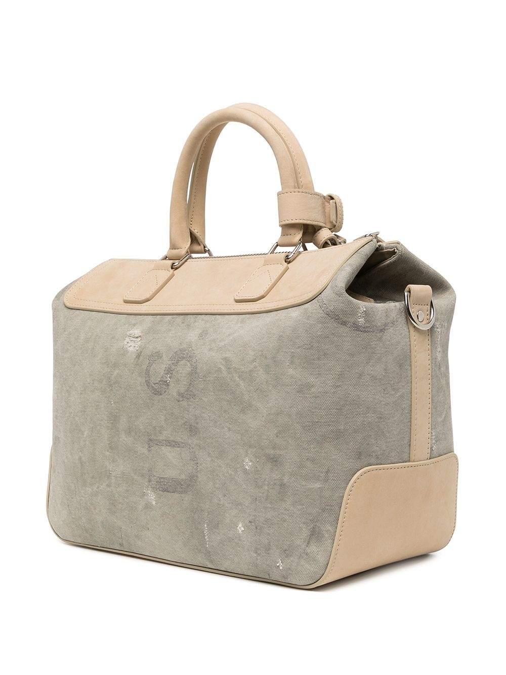 logo-print panelled tote bag - 3