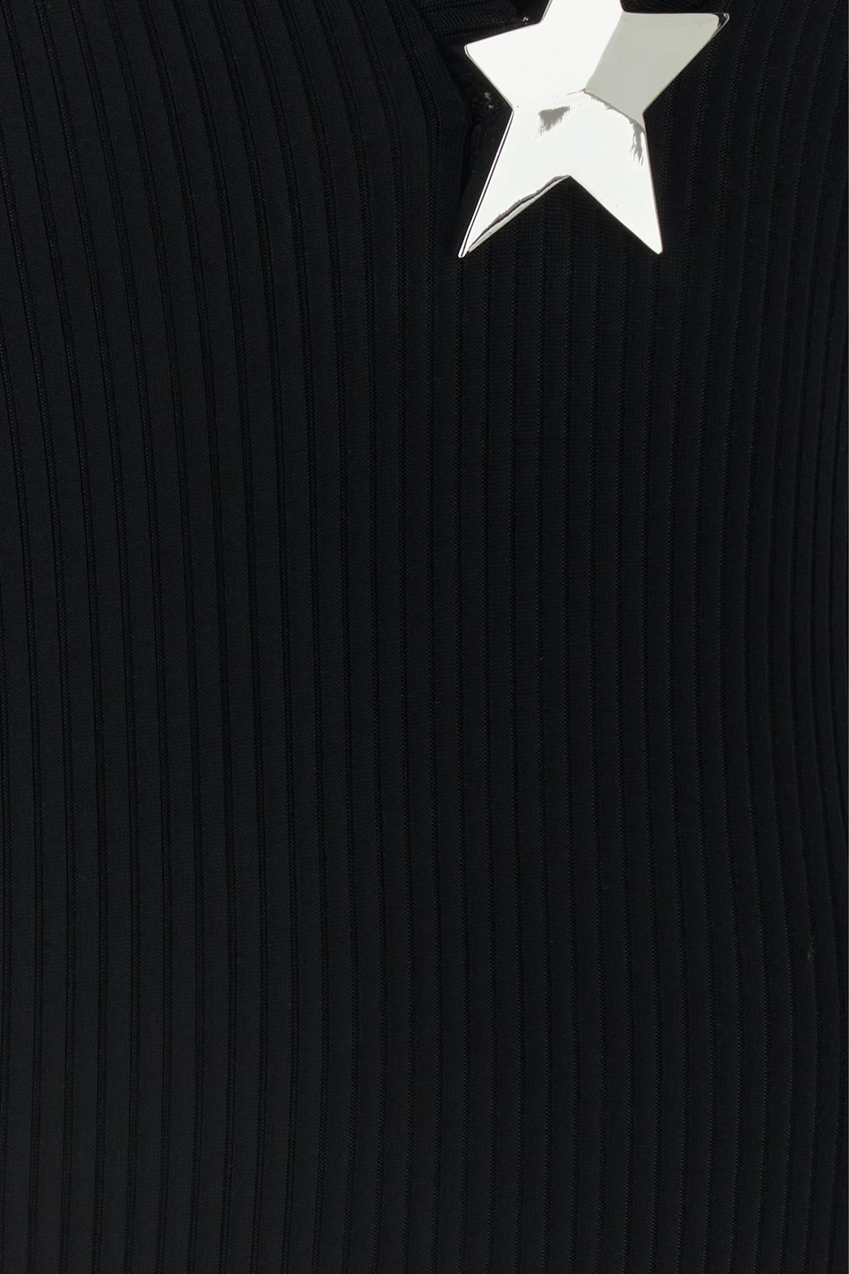 Black stretch viscose dress - 3