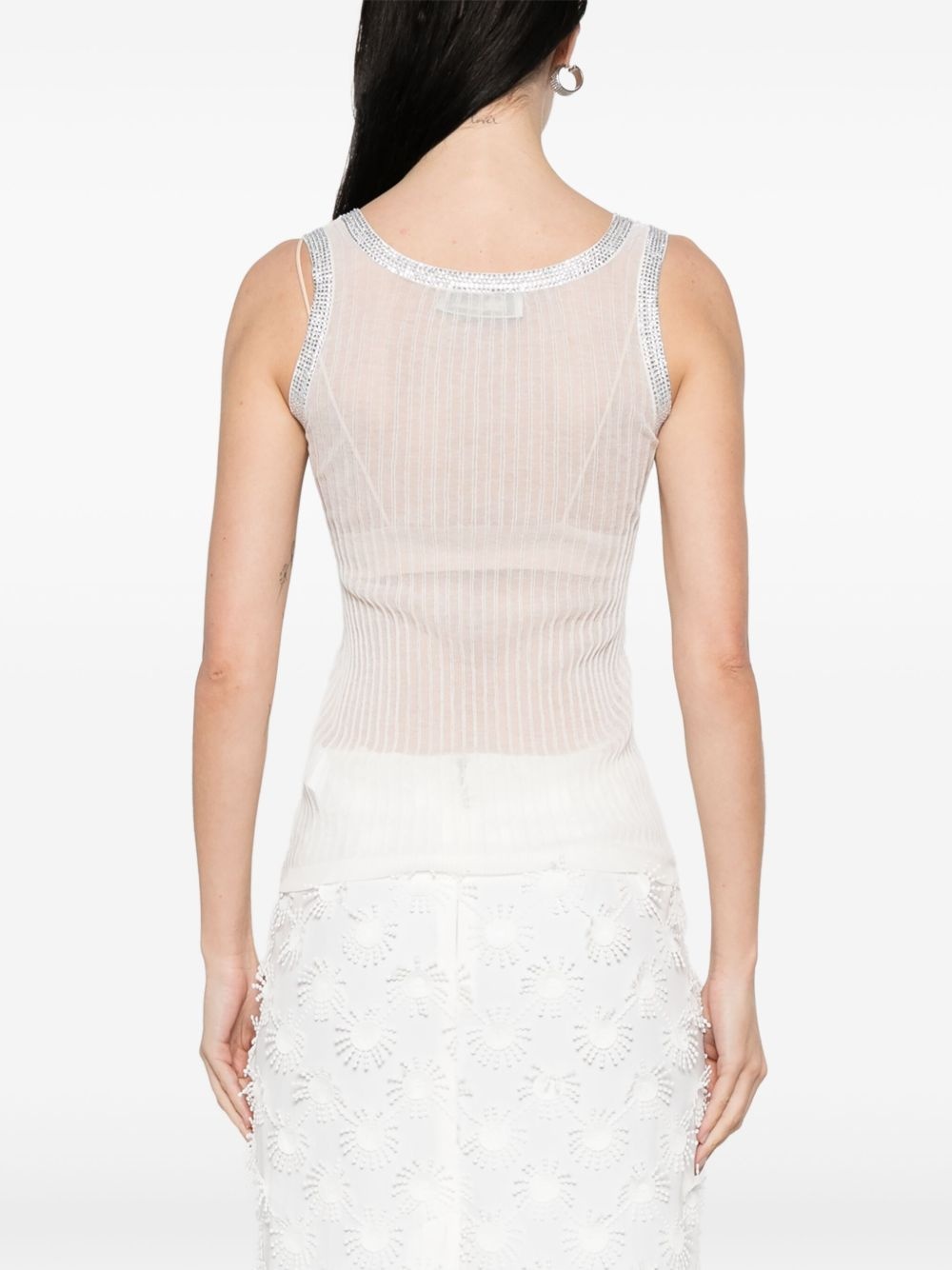 ribbed-knit tank top - 4