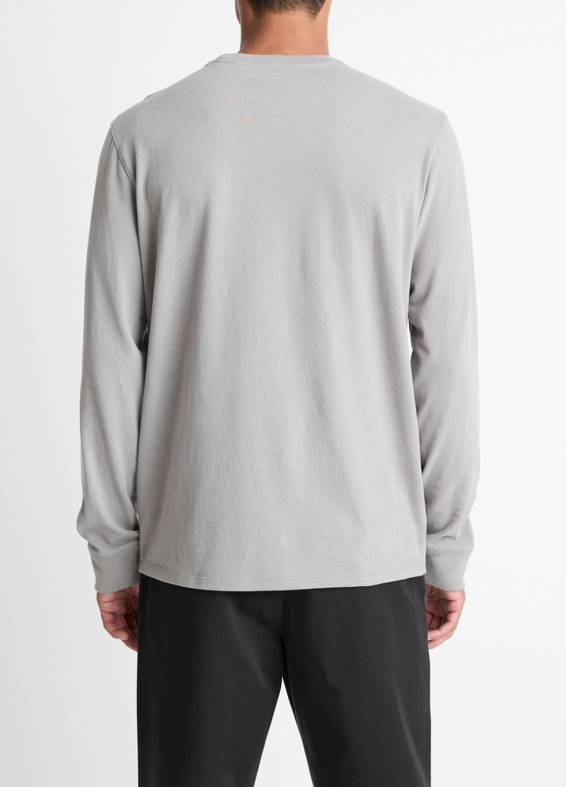 Vince Sueded Jersey Long-Sleeve Pocket T-Shirt outlook