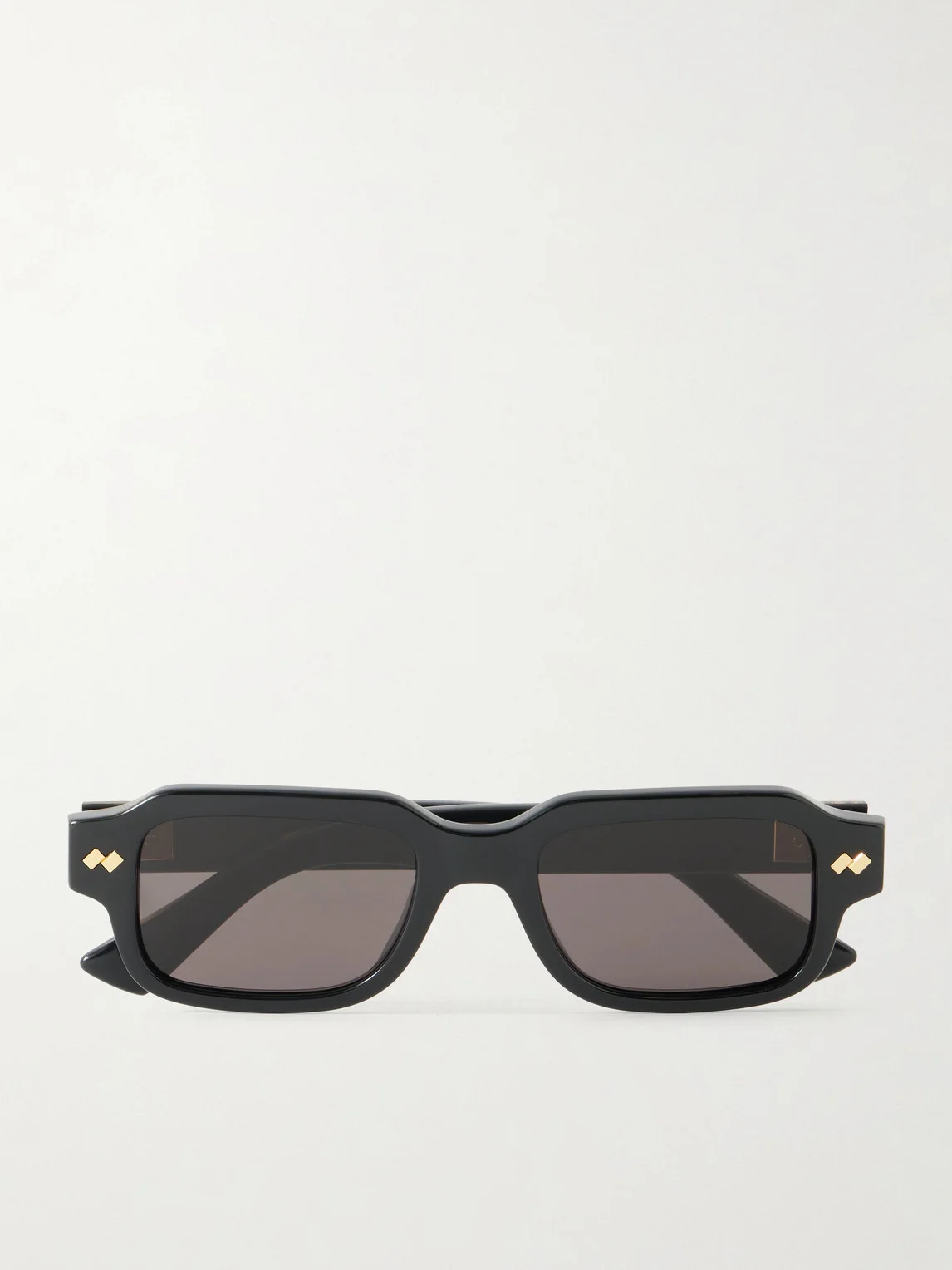Intrecciato Square-Frame Recycled-Acetate Sunglasses - 1