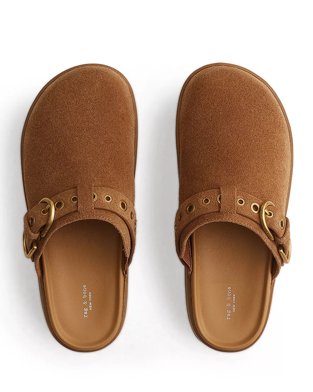 Women's Geo Buckle Platform Clogs - 2
