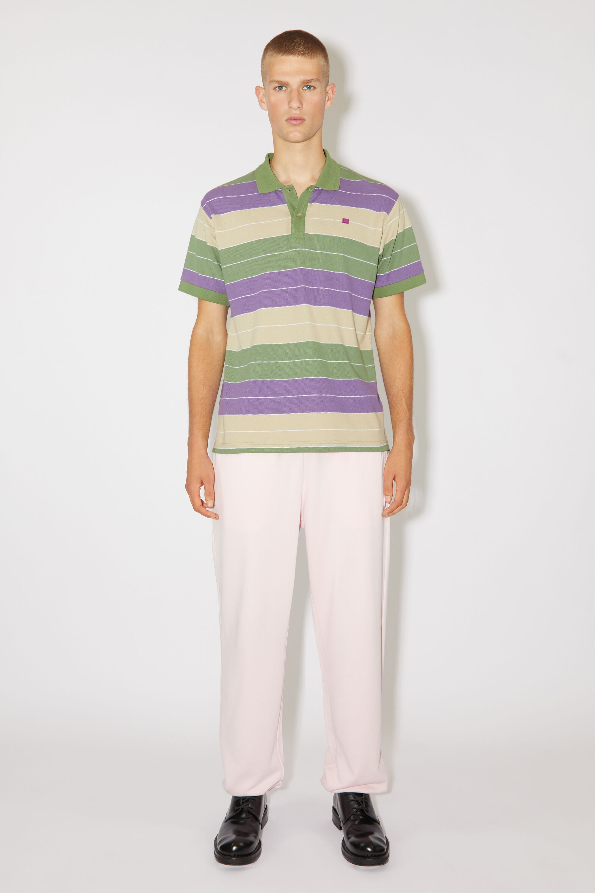 Polo t-shirt - Regular fit - Purple/green - 2