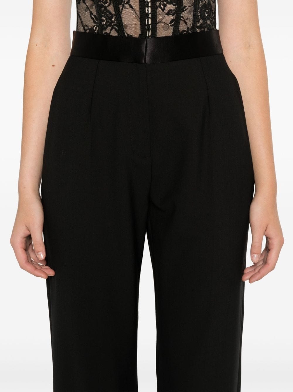 wide-leg tailored trousers - 5