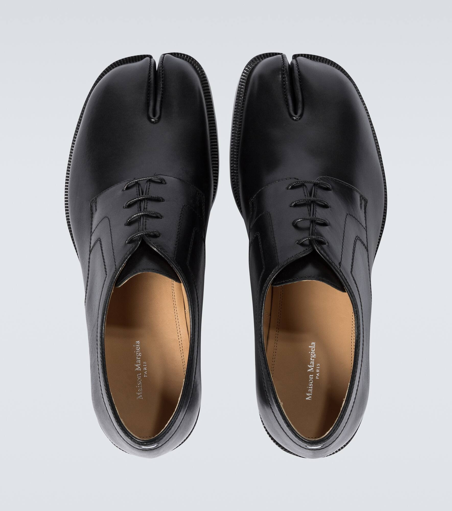 Tabi leather Derby shoes - 4