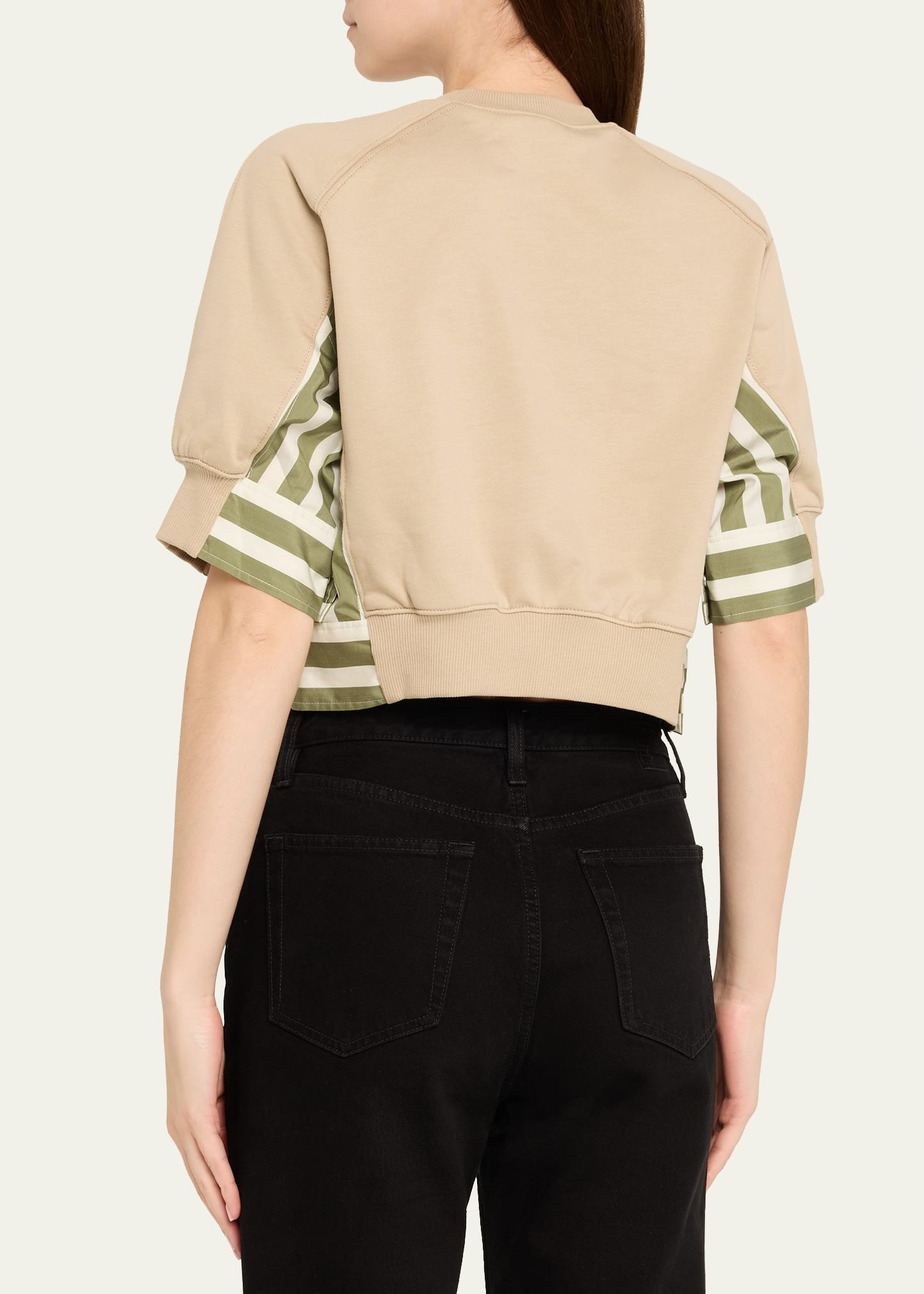 Cropped Combo Sweatshirt - 3