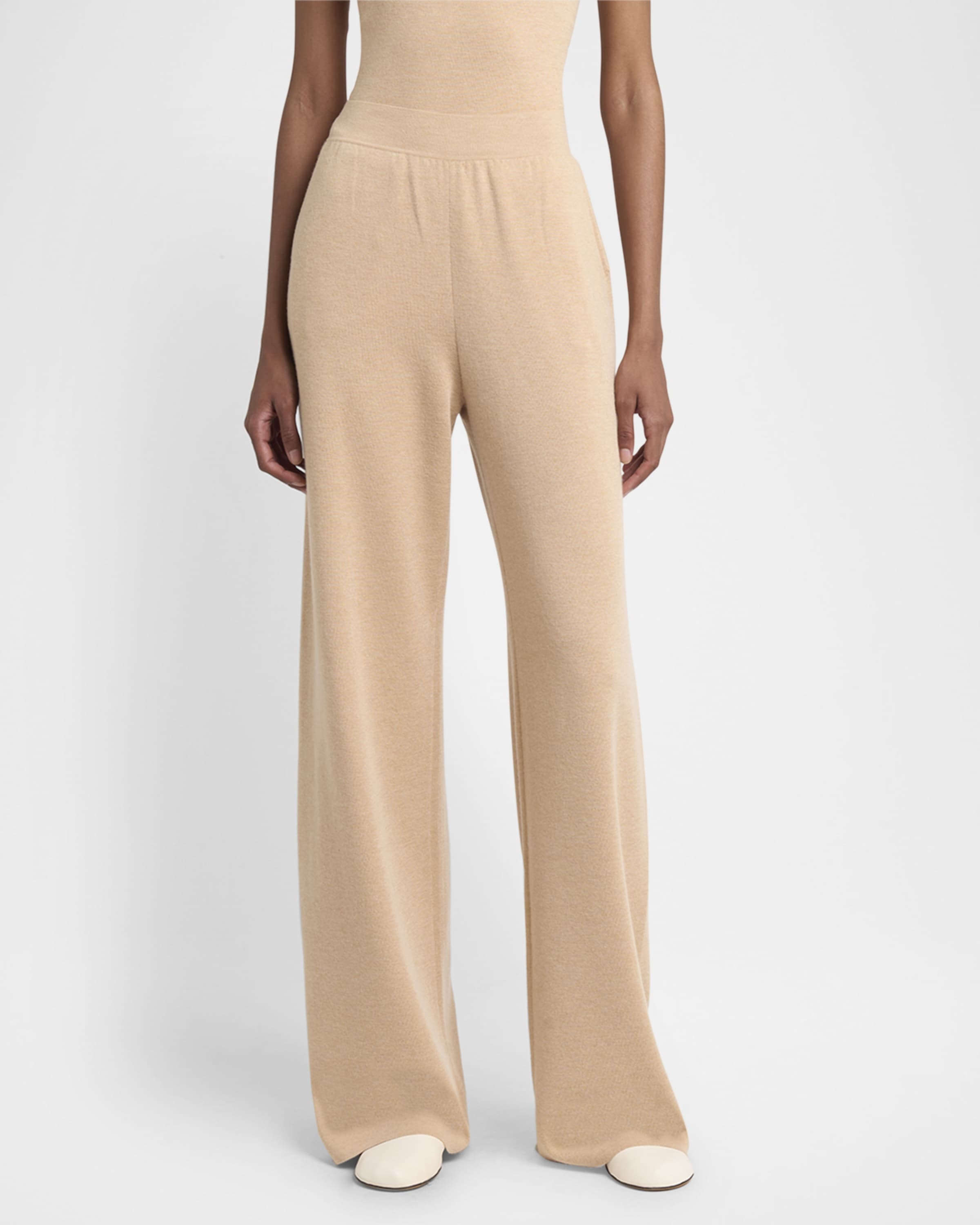 Cocooning Delicate Cashmere-Silk Trousers - 2