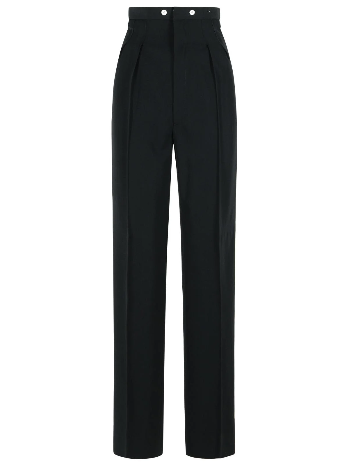 Maison Margiela Black Wool Pants Women - 1