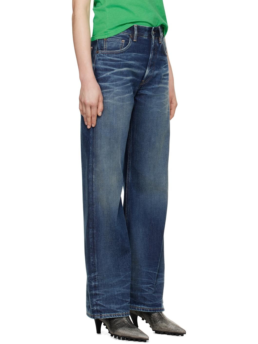 Blue Loose Fit 2021F Jeans - 2
