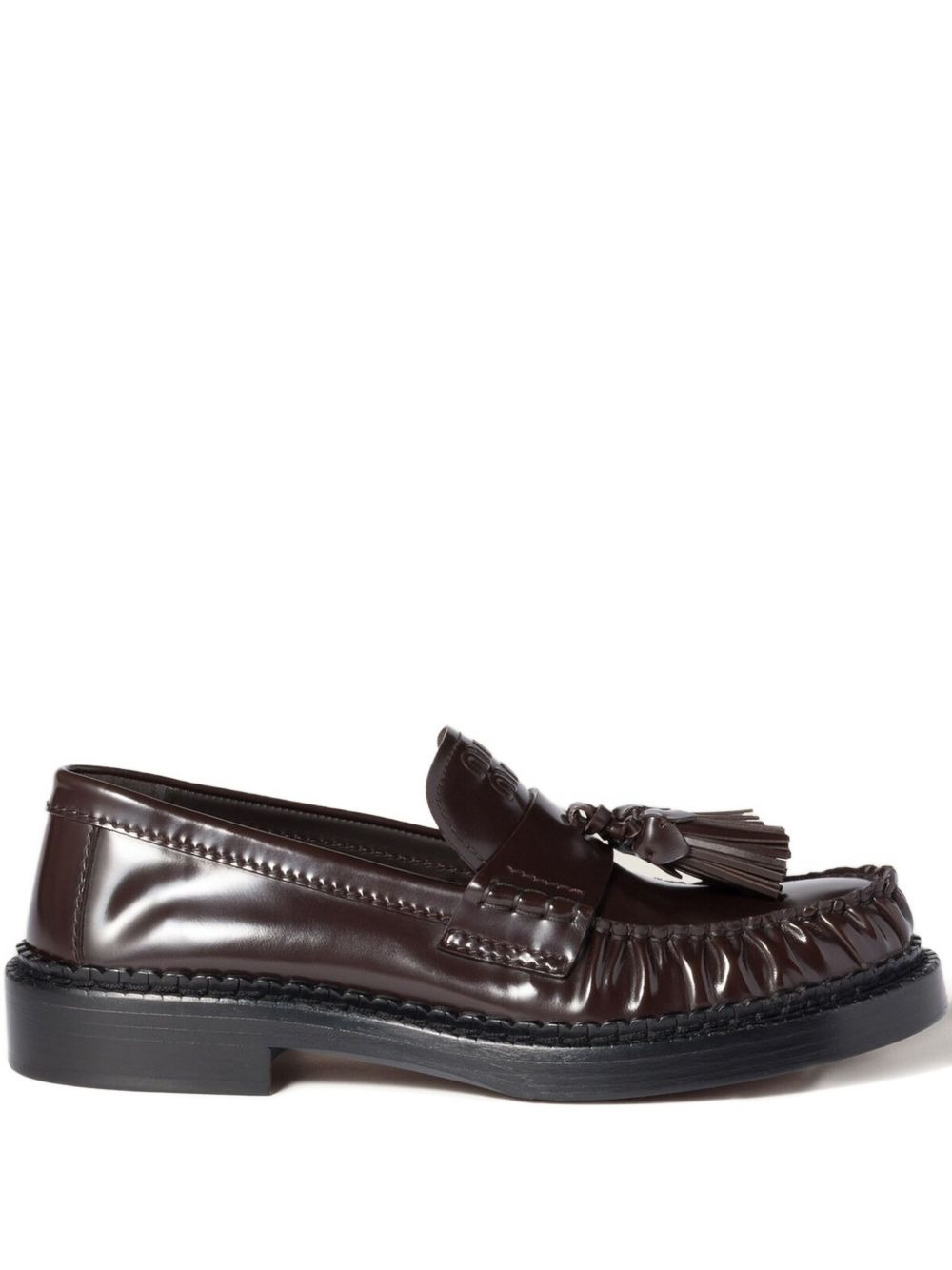 tassel leather loafers - 1