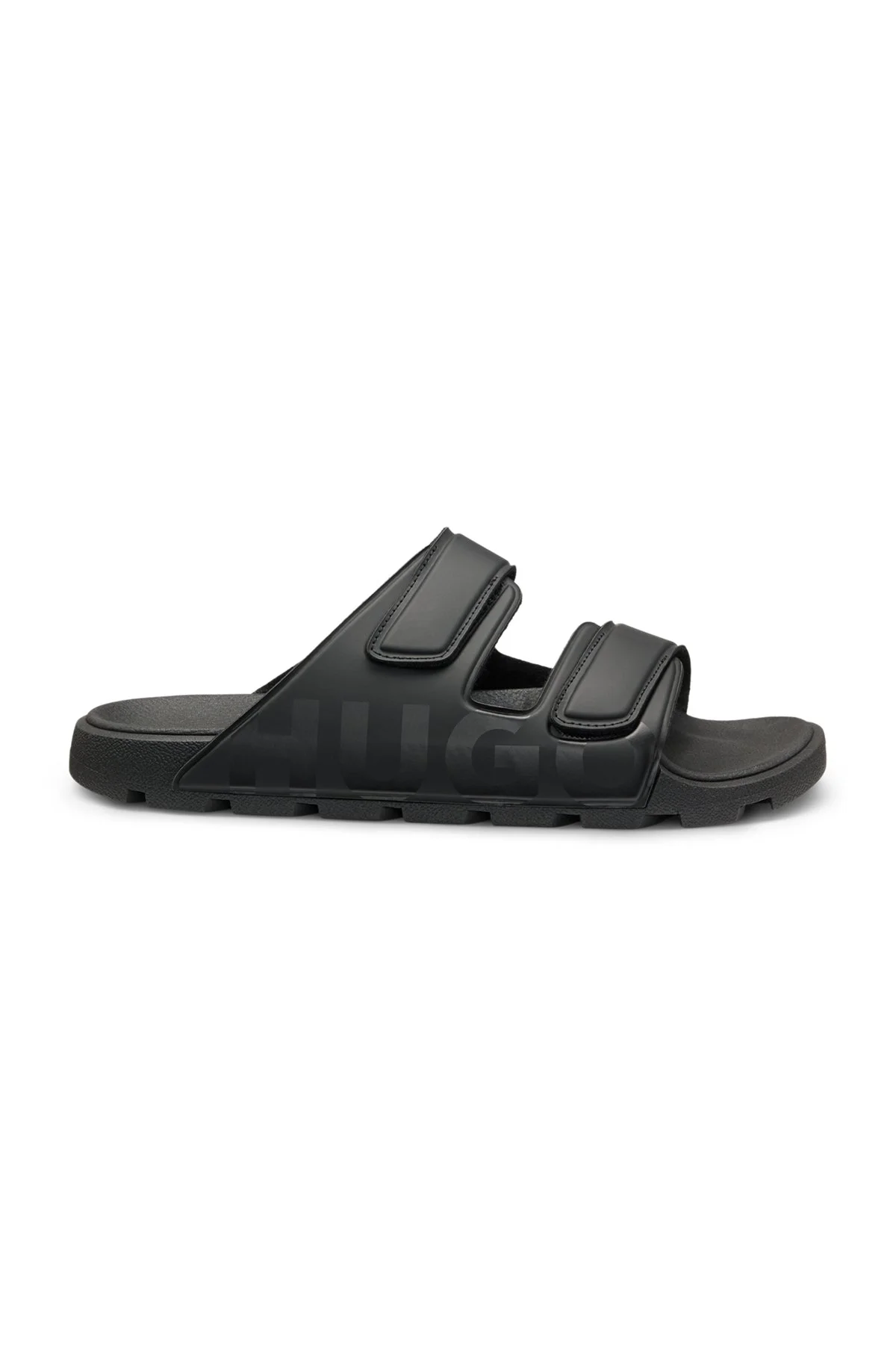 LOGO SANDALS WITH DOUBLE TOUCH-CLOSURE STRAPS - 1