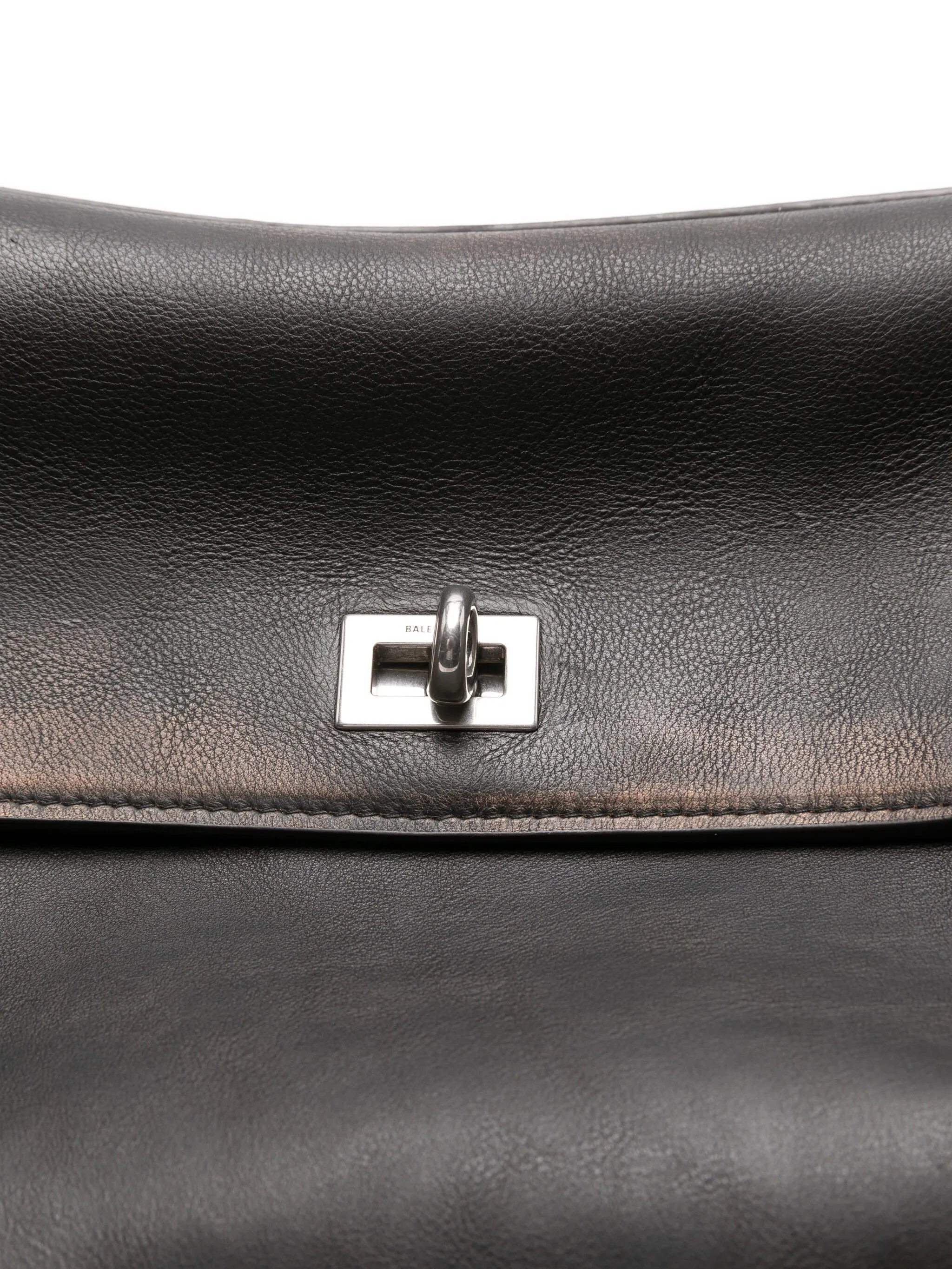 Balenciaga Rodeo Flap-closure Leather Shoulder Bag - 5