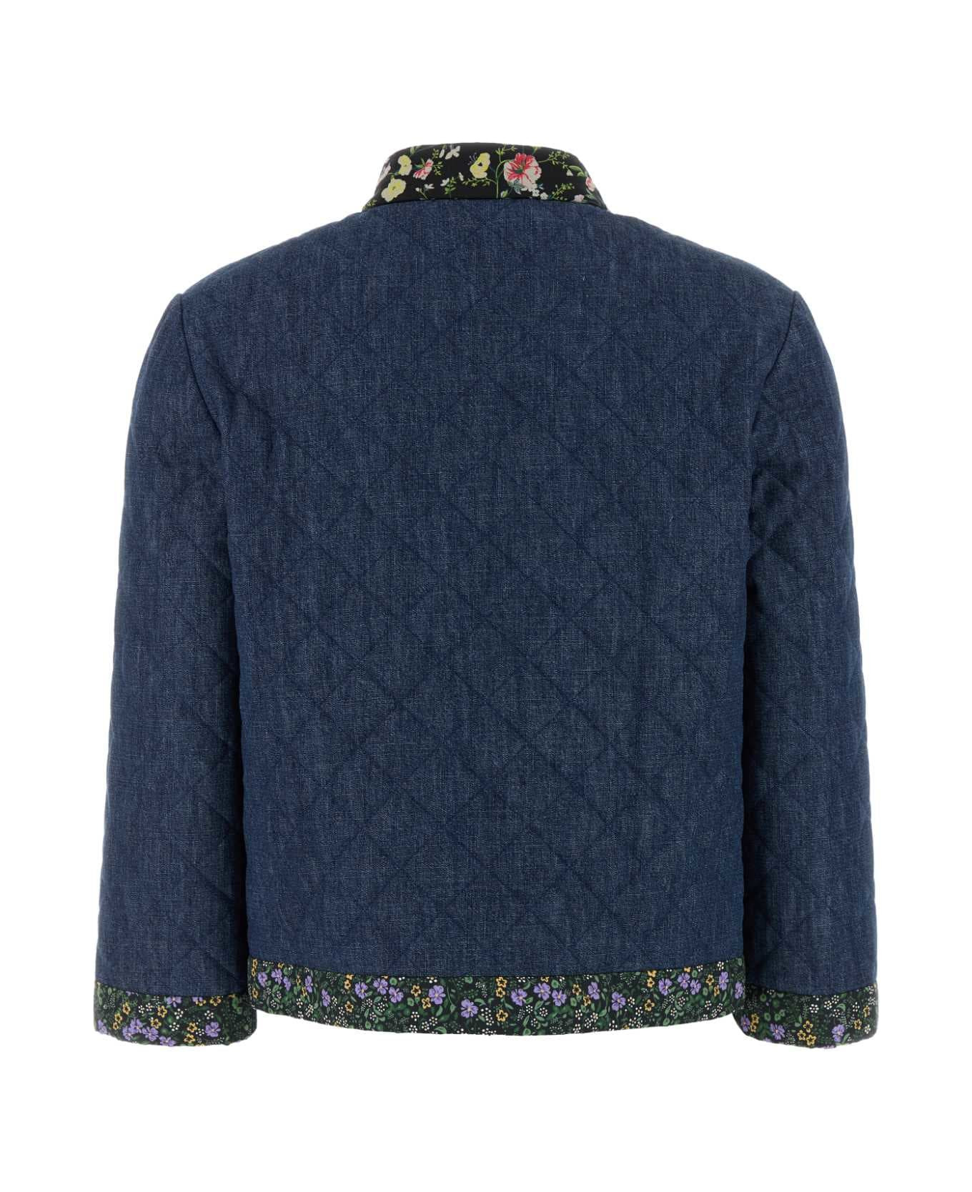 Blue Chambray Blazer - 2