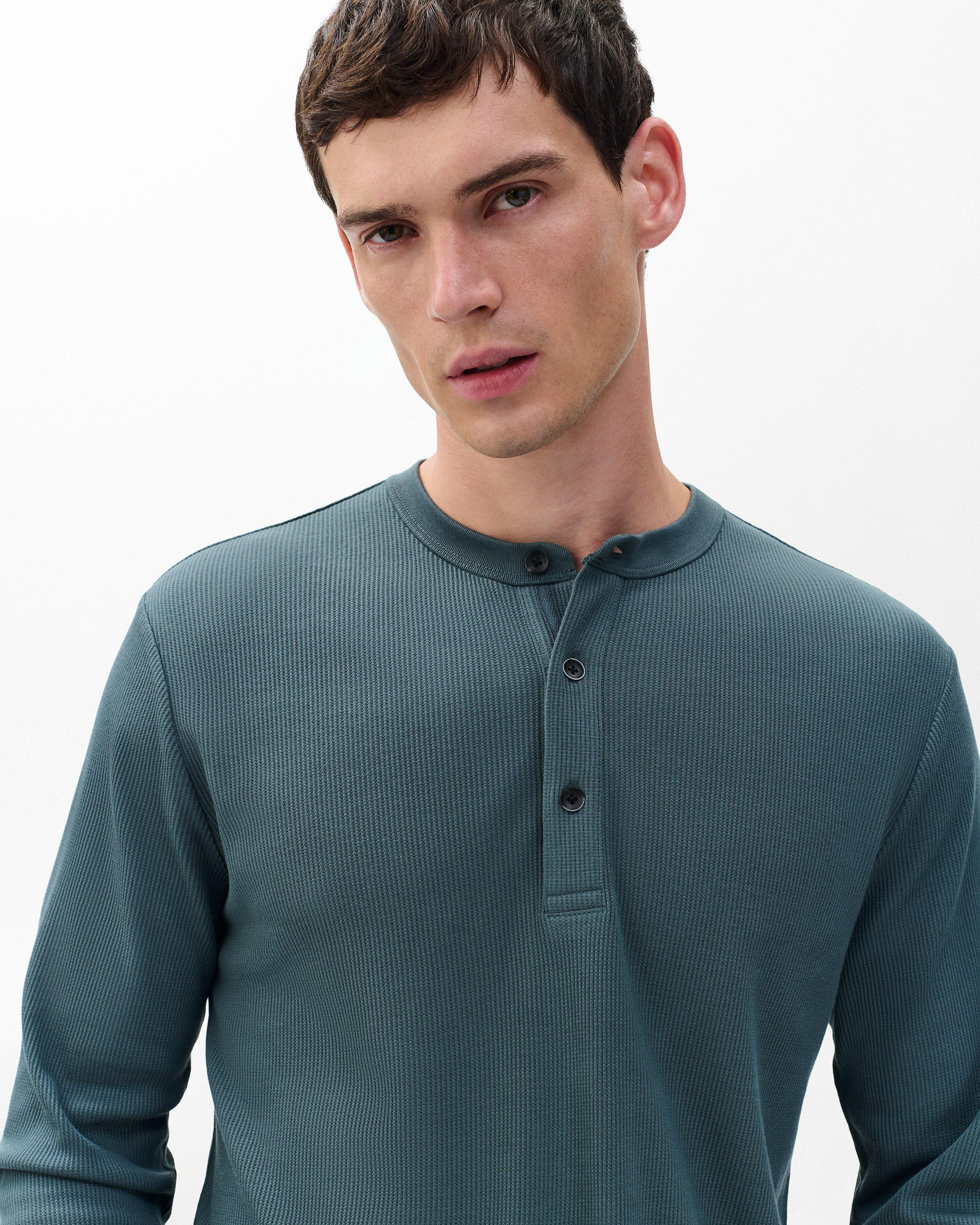 Tech Waffle Henley - 5