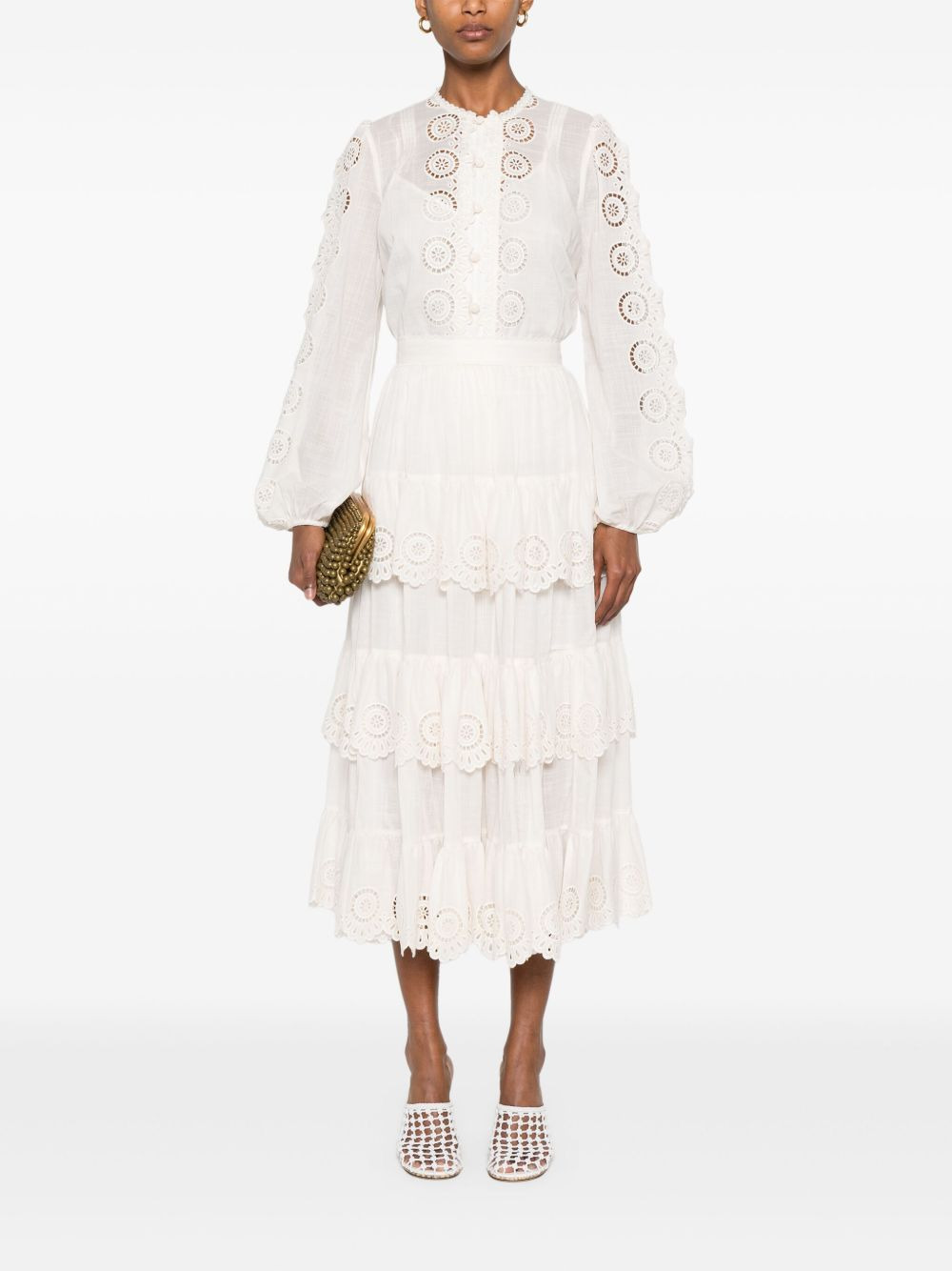 Zimmermann Skirts Ivory - 4