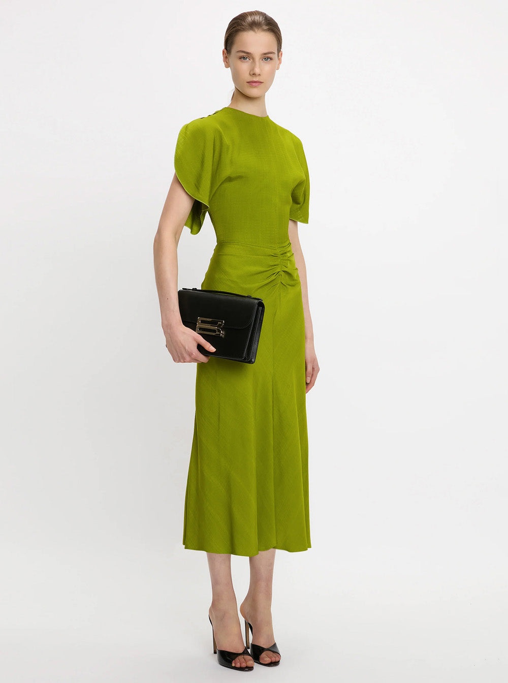 Victoria Beckham Women 'Dorian' Black Shoulder Bag With Adjustable And Removable Shoulder Strap And  - 6