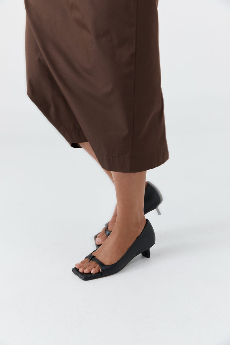 ST. AGNI 90s Square Toe Heel - Black outlook