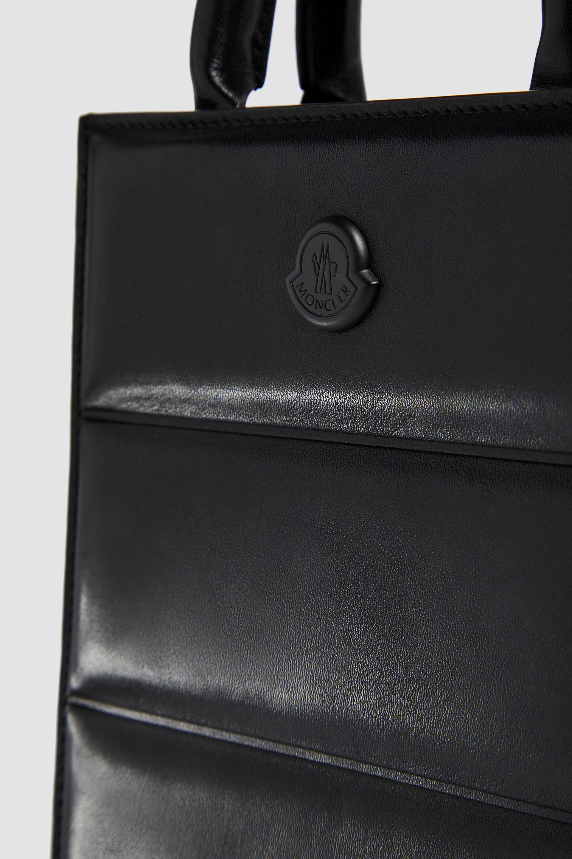 Doudoune Leather Mini Tote Bag - 6