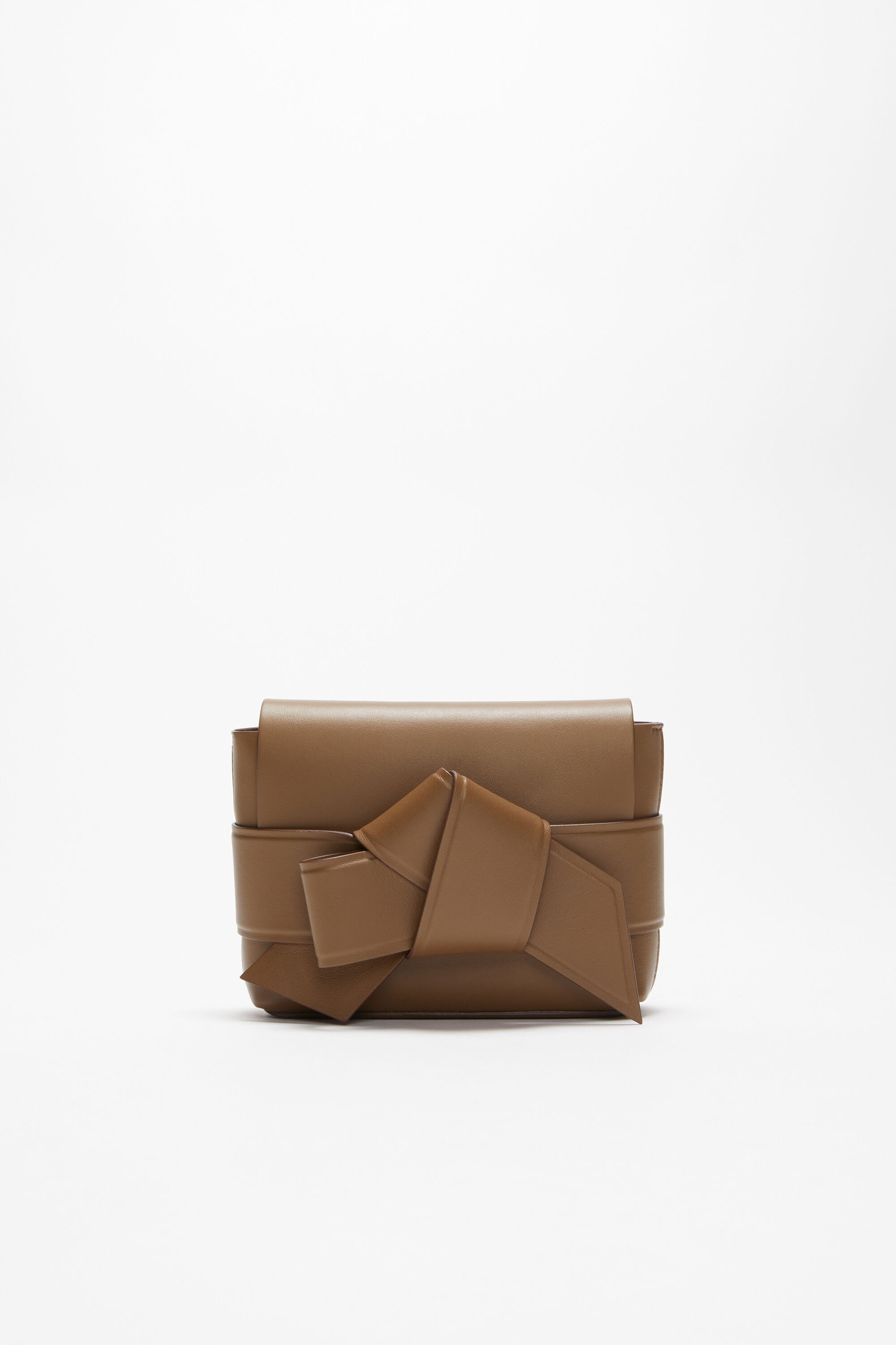 Musubi mini crossbody bag - Camel brown - 1