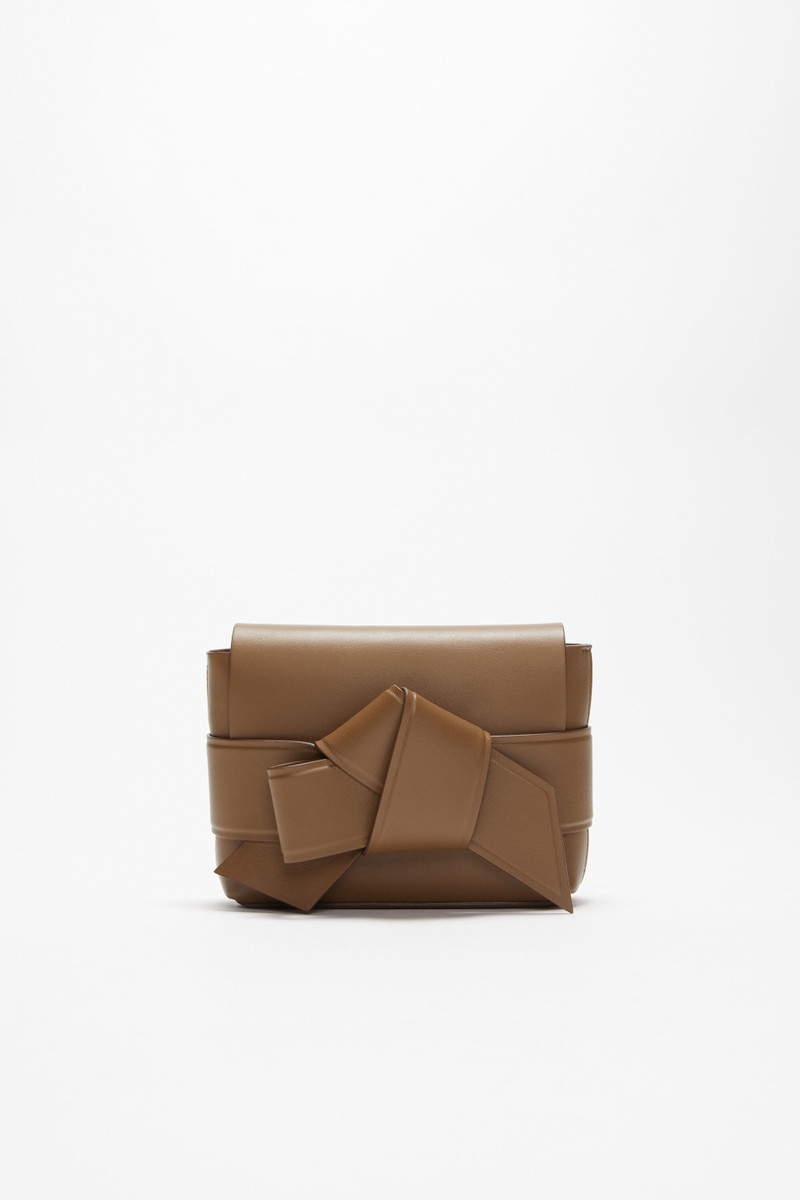 Musubi mini crossbody bag - Camel brown 1