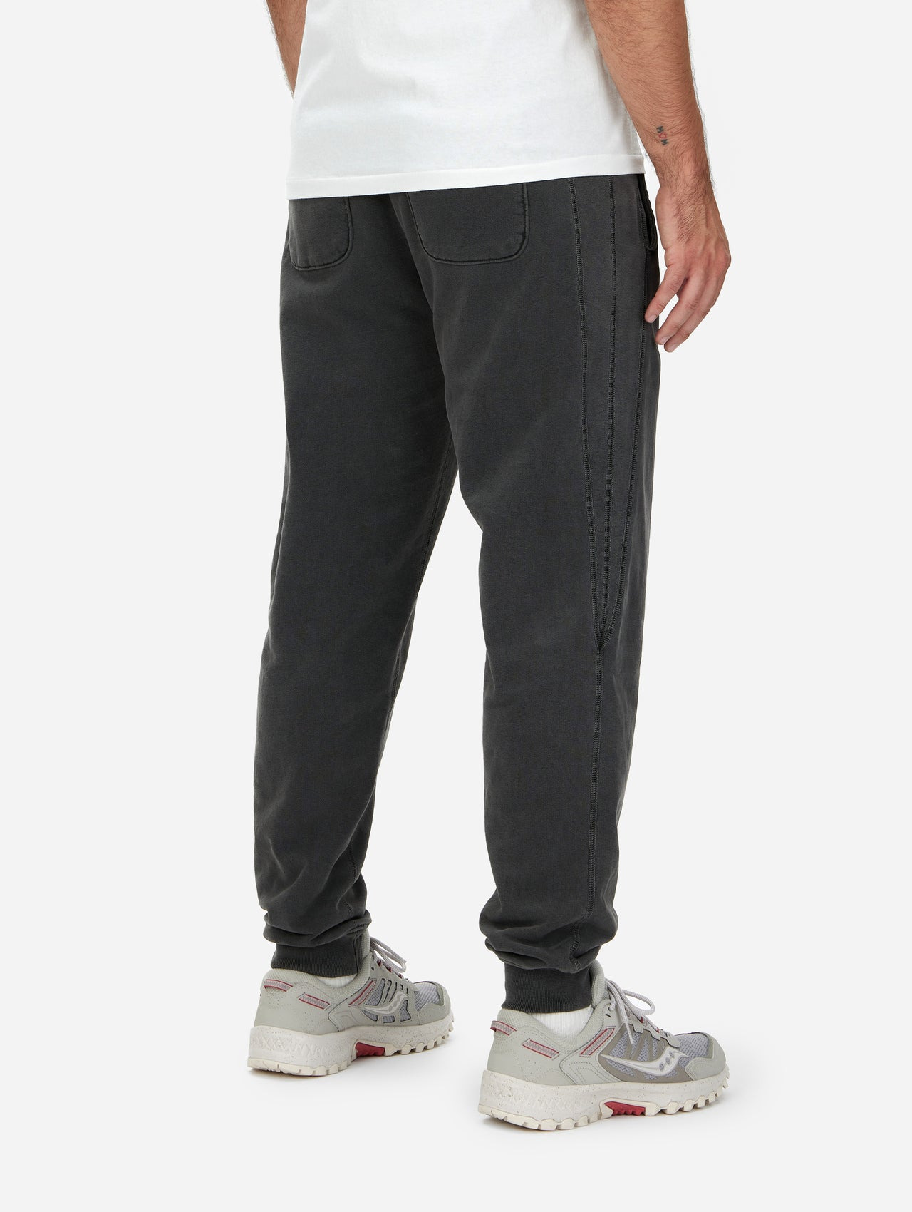 Garment Dyed French Terry Sweatpant - Smoke - 5