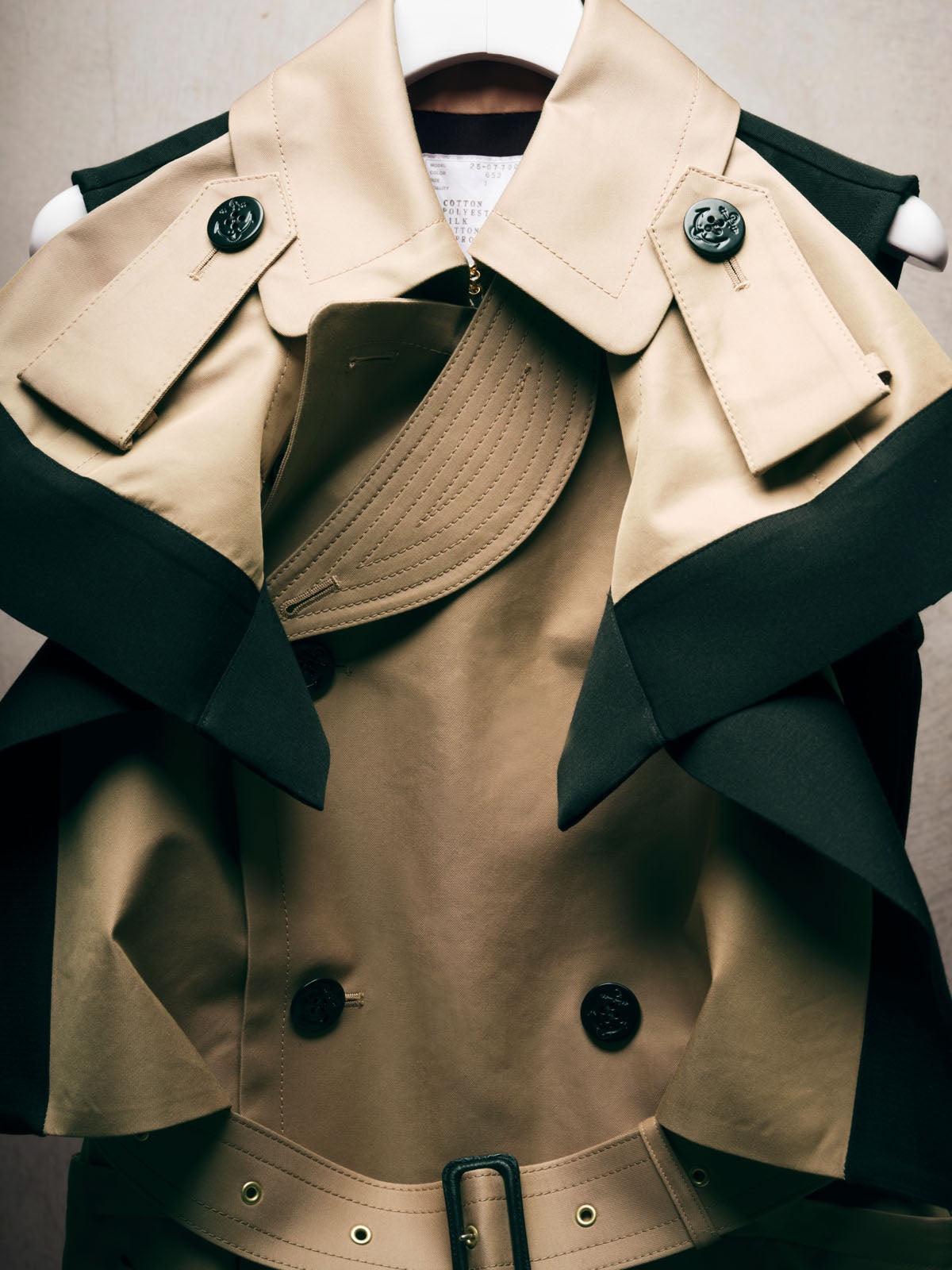 Double-Faced Silk Cotton x Gabardine Dress - 6