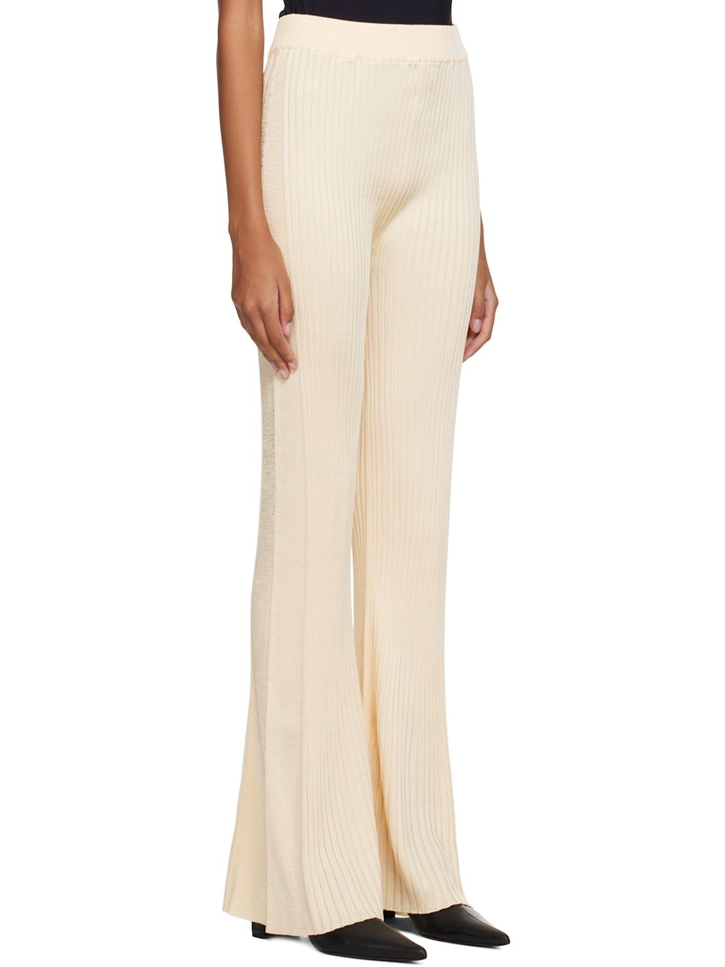 Orange Flared Trousers - 2
