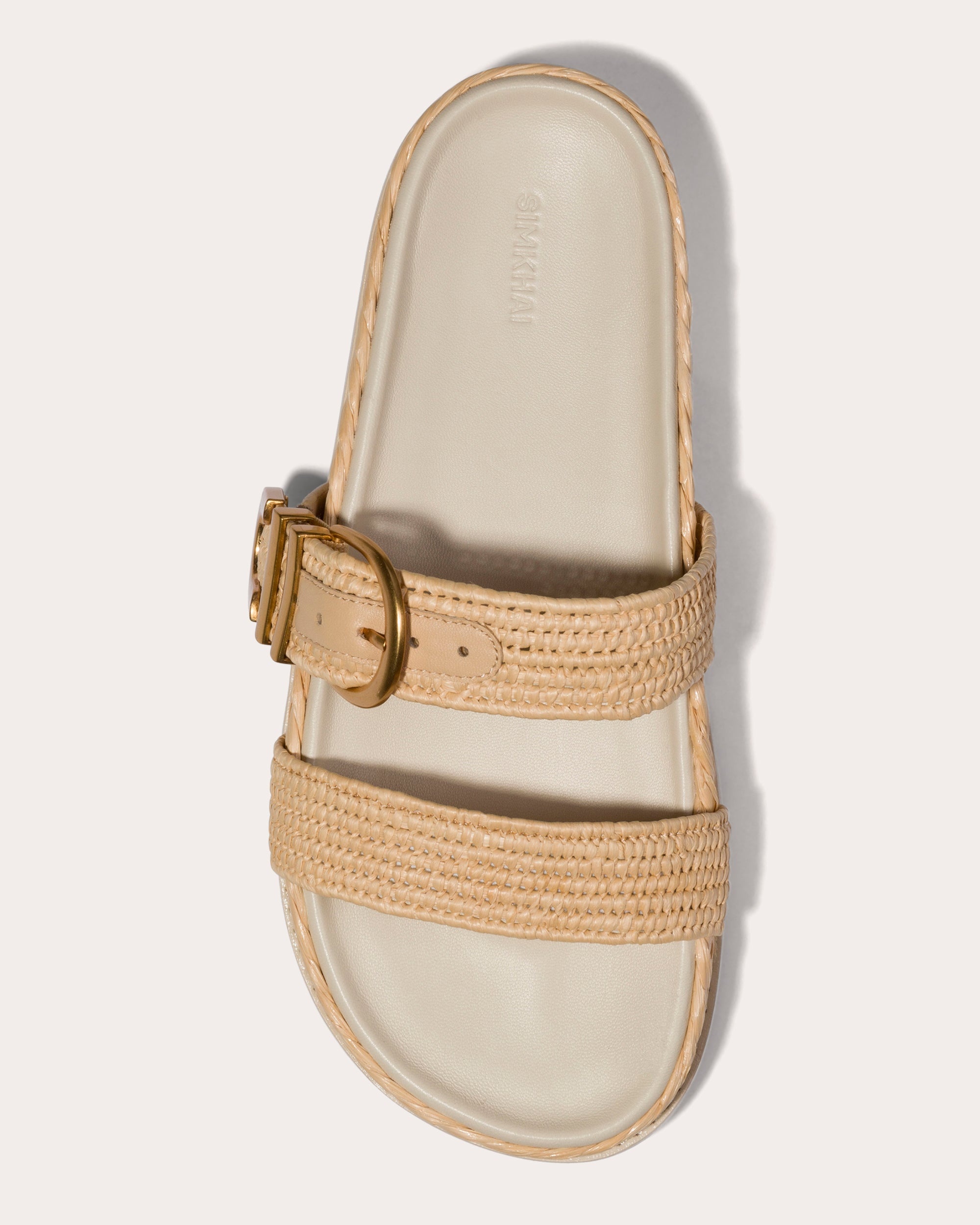 Aida Raffia Buckle Platform Sandal - 4