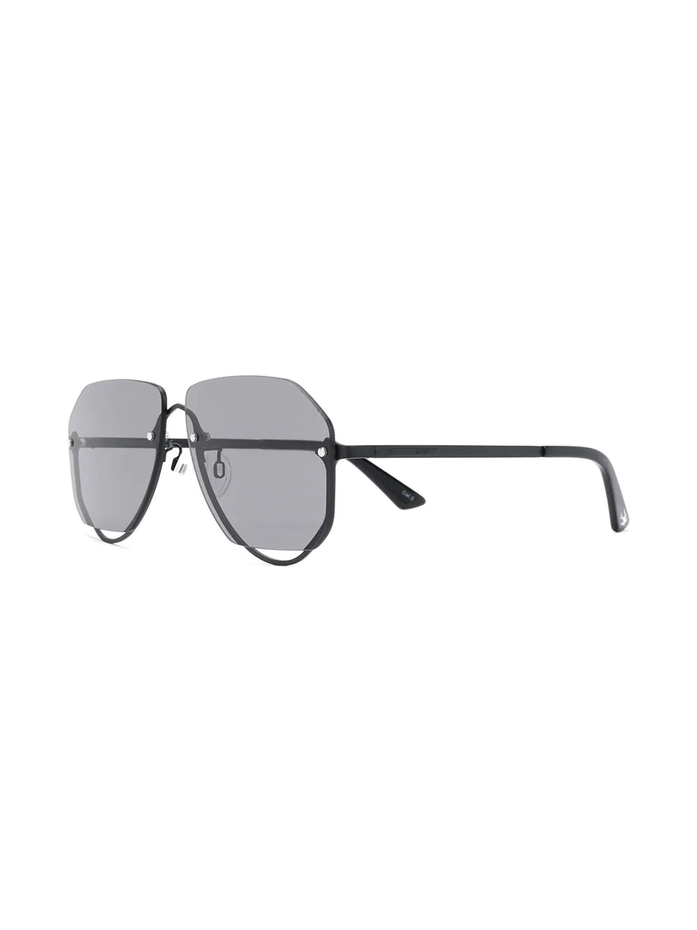 0257S00163 geometric-frame sunglasses - 2