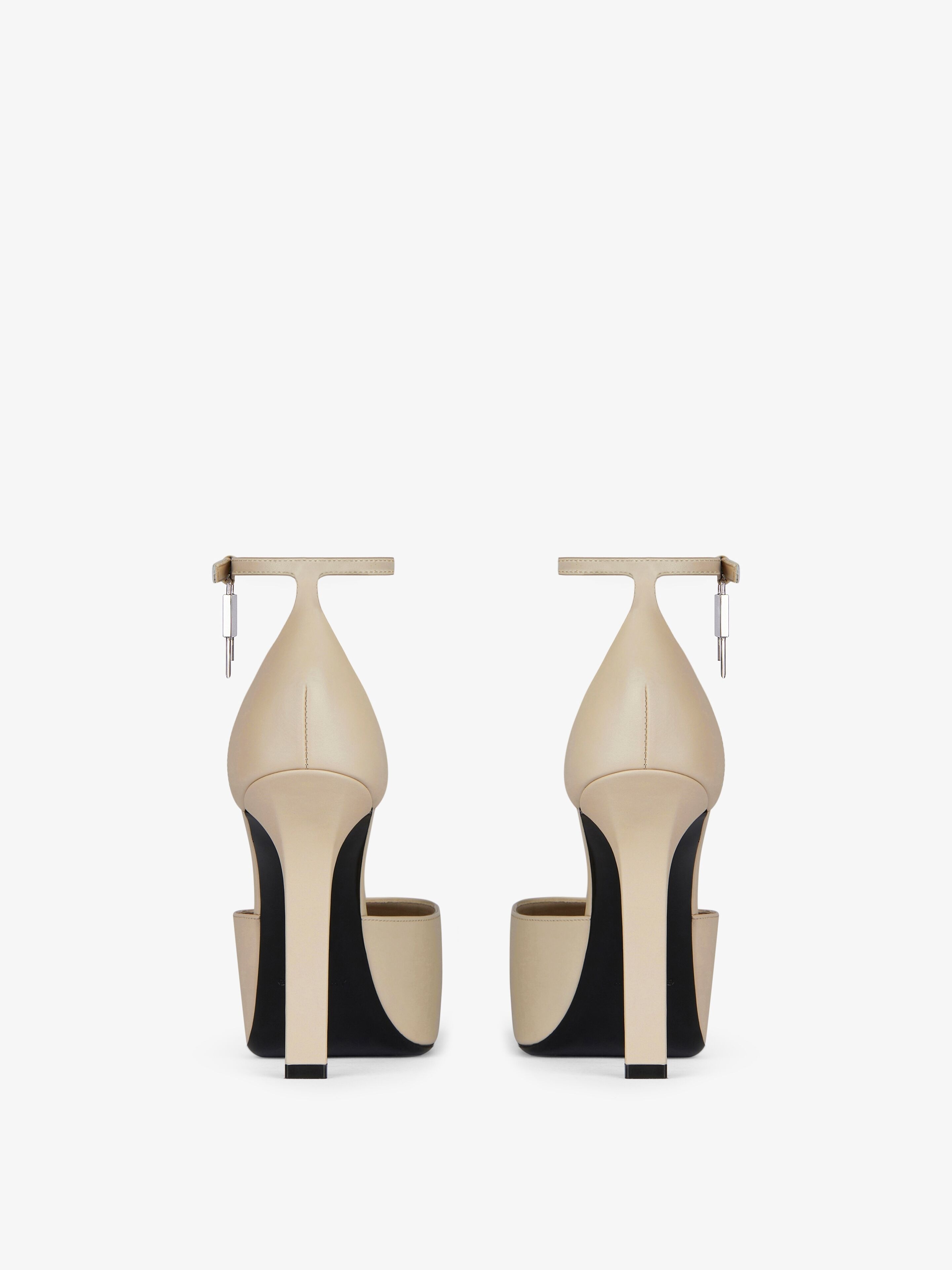 G-LOCK PLATFORM PUMPS IN LEATHER - 6