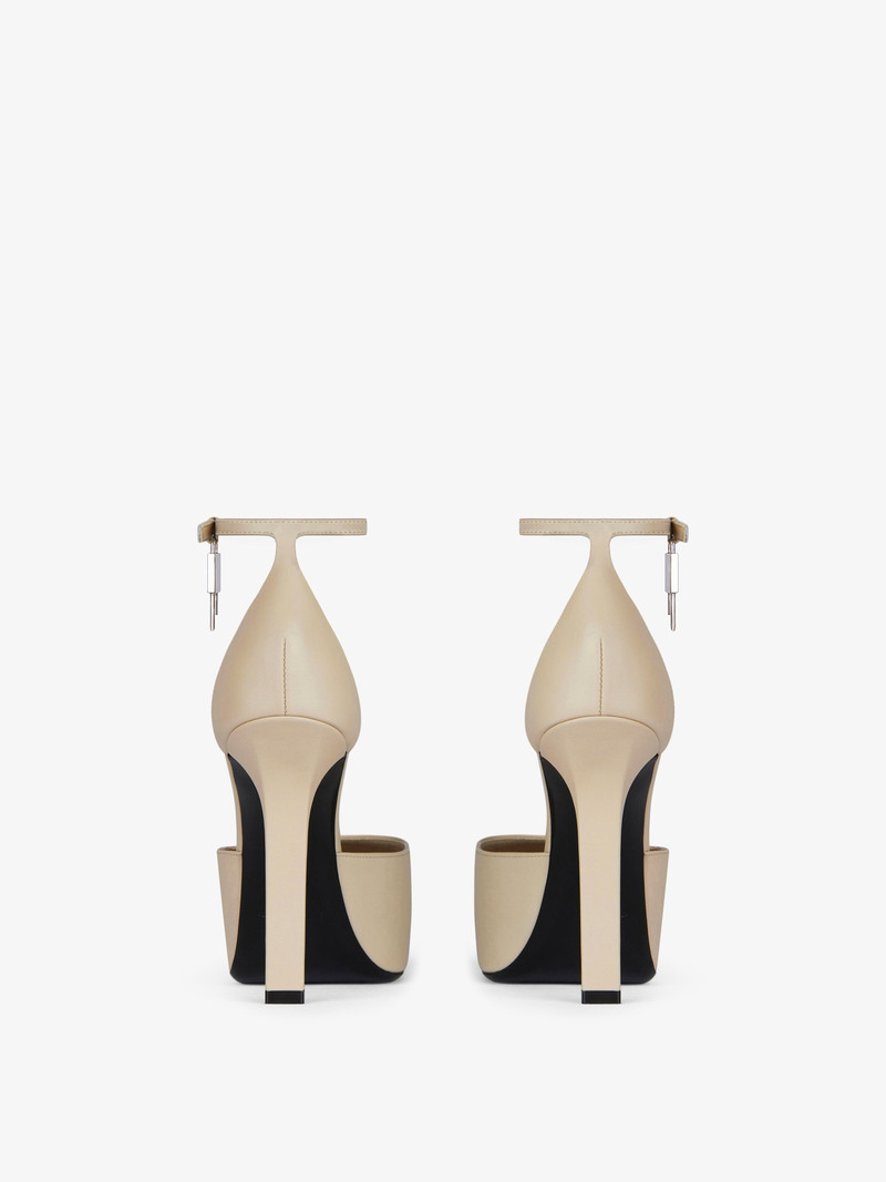 G-LOCK PLATFORM PUMPS IN LEATHER 6