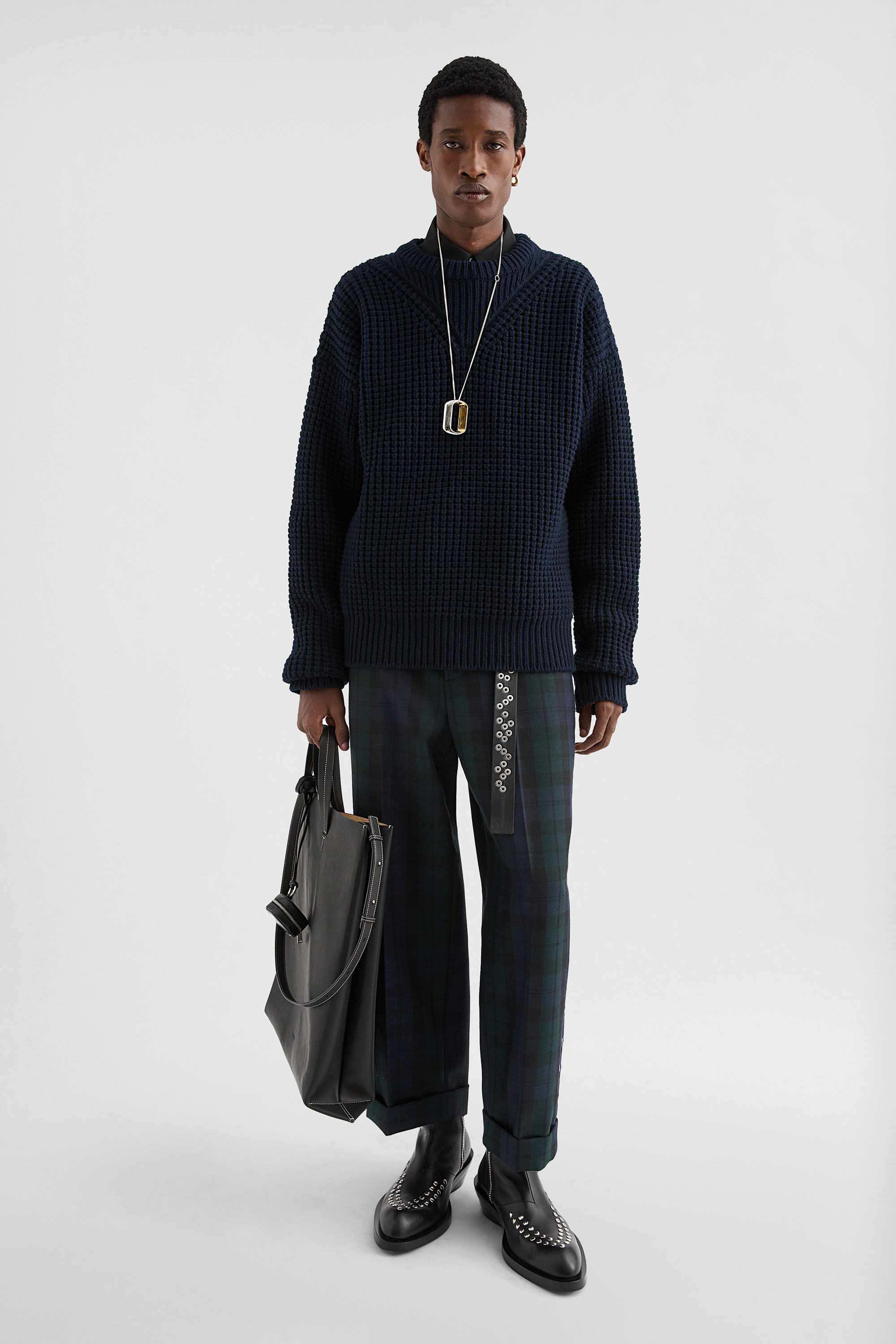 Wool Crew-Neck Sweater - 6